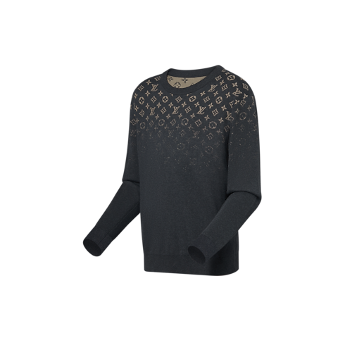 Gradient Cotton Crewneck in Men's Ready to Wear All Ready to Wear collections by Louis Vuitton (Product zoom)