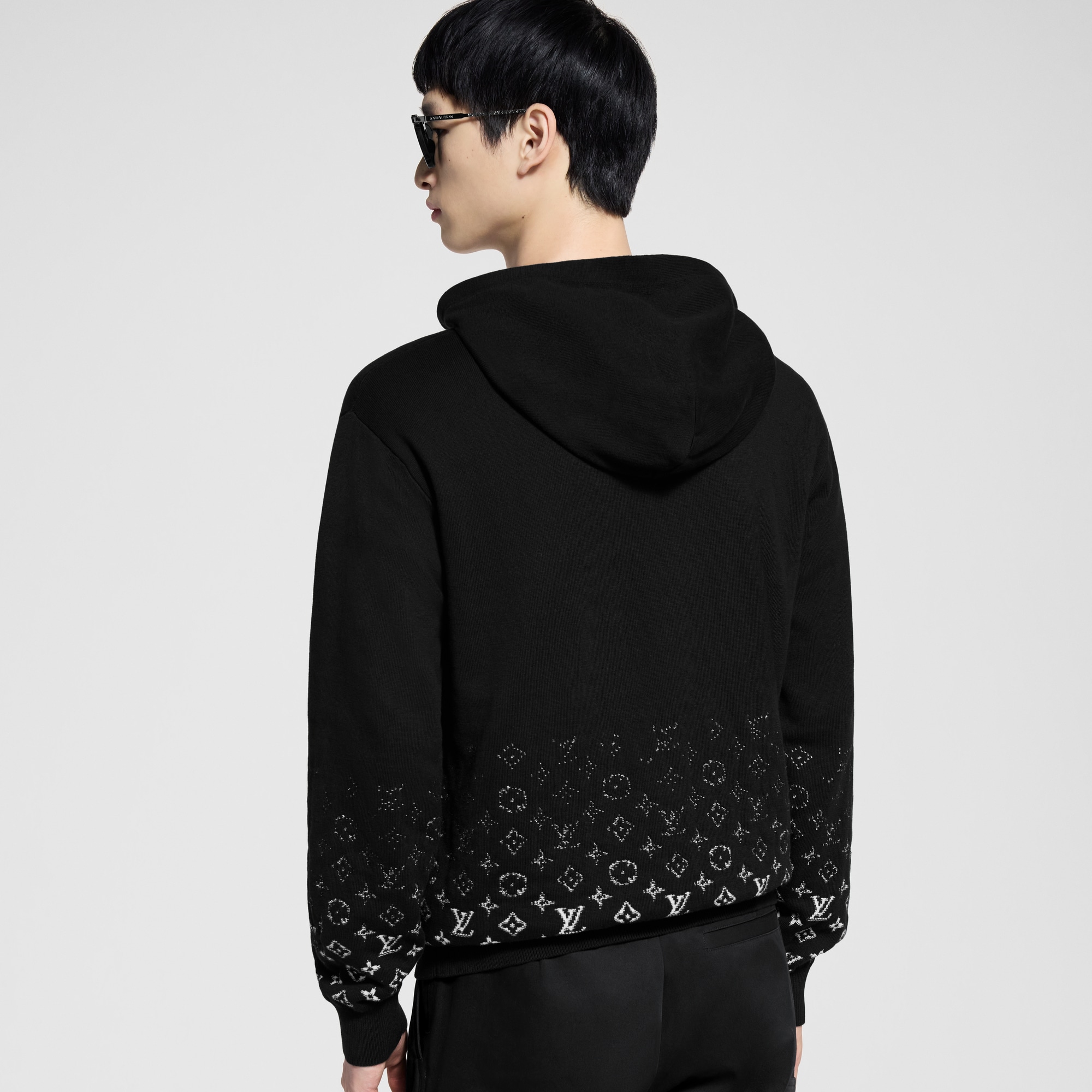 漸變棉布連帽上衣  in 男士