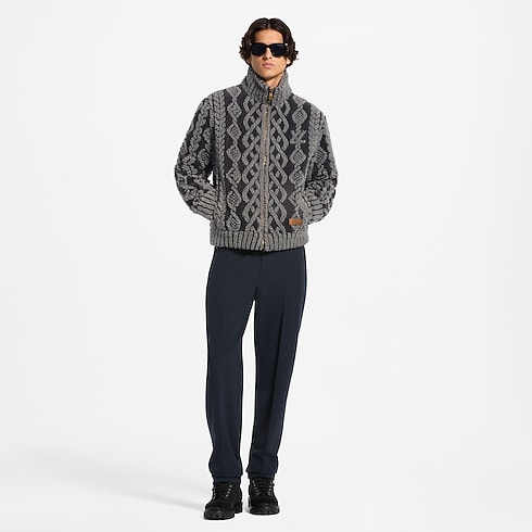 Graphic Fleece Blouson in Men's Ready to Wear All Ready to Wear collections by Louis Vuitton (Product zoom)