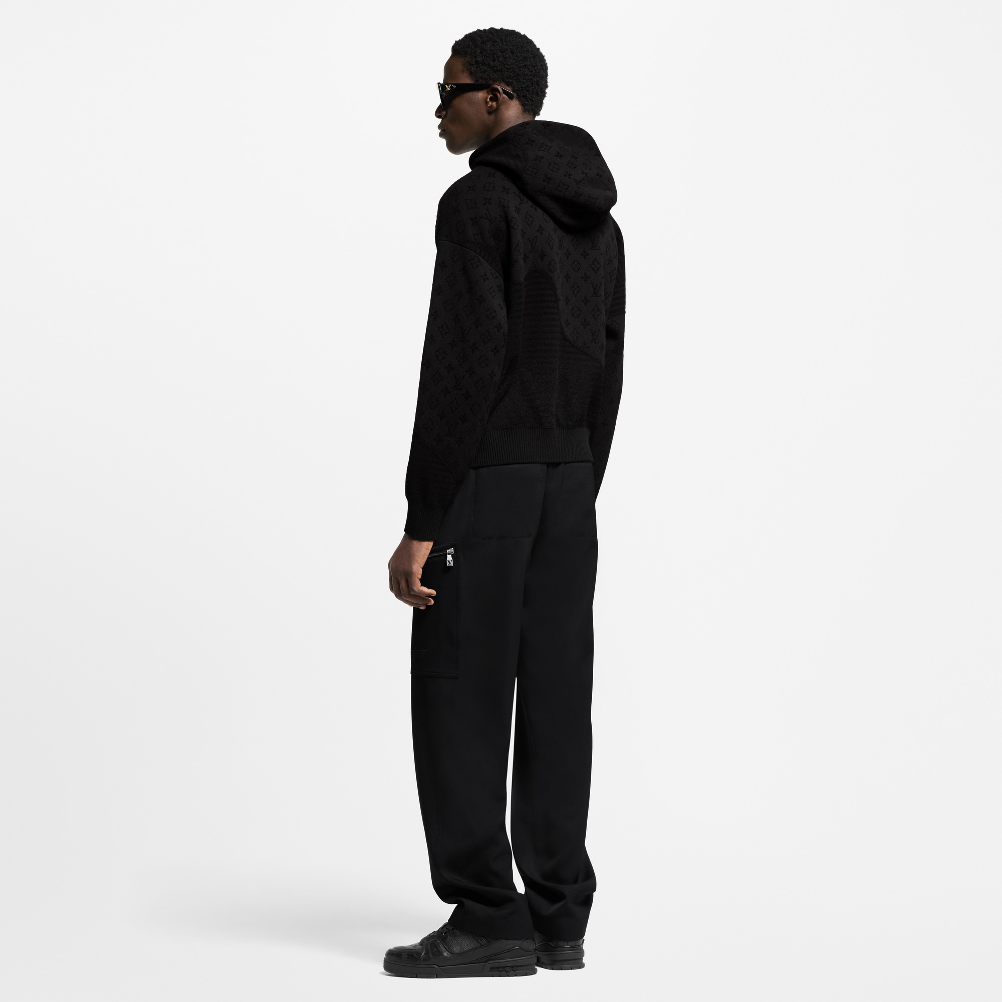 幾何風提花連帽上衣  in 男士