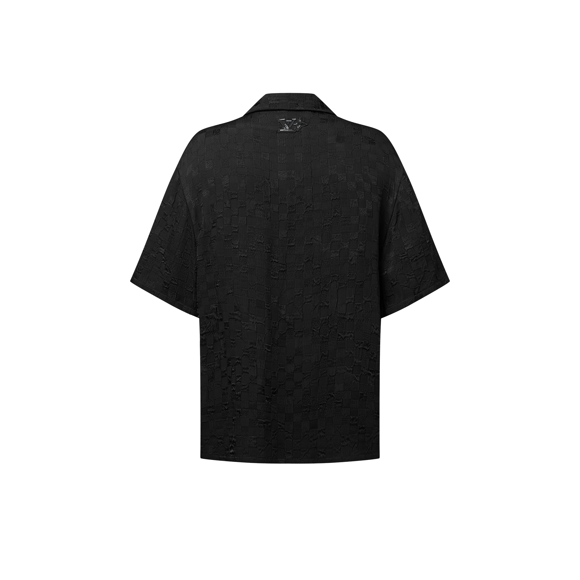 Graphic Jacquard Short-Sleeved Shirt  in Men