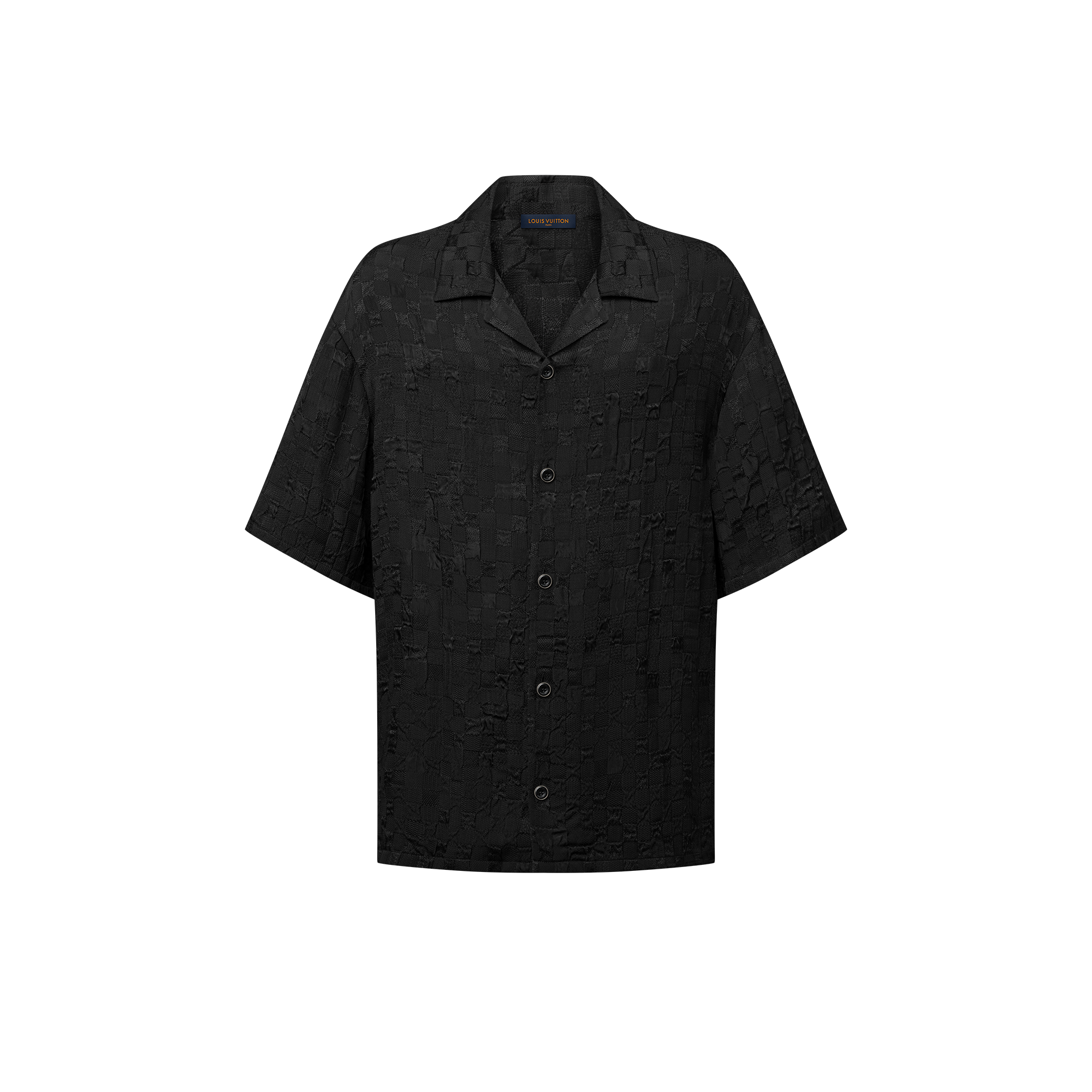 Graphic Jacquard Short-Sleeved Shirt  in Men