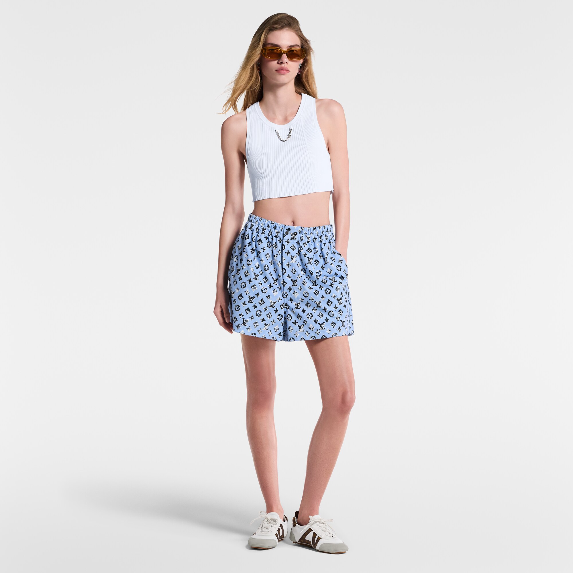 Graphic Monogram Boxer Shorts  in Women