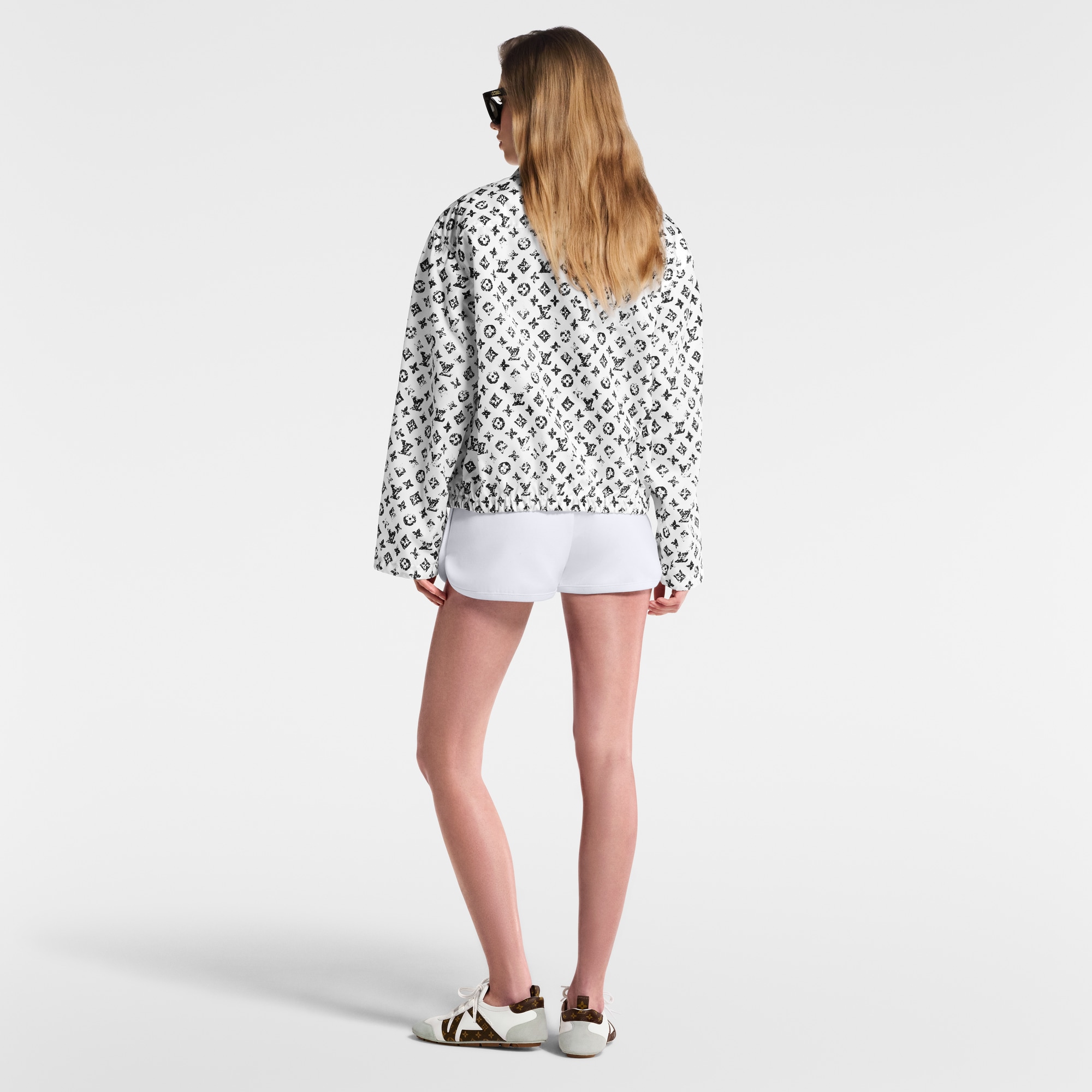 幾何風 Monogram 拉鏈外套  in 女士