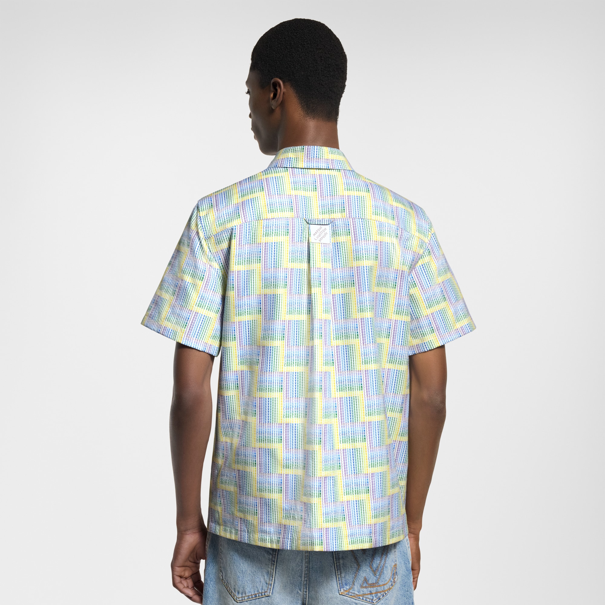 Graphic Printed Short-Sleeved Shirt  in Men