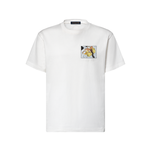 幾何風 T 恤 front view