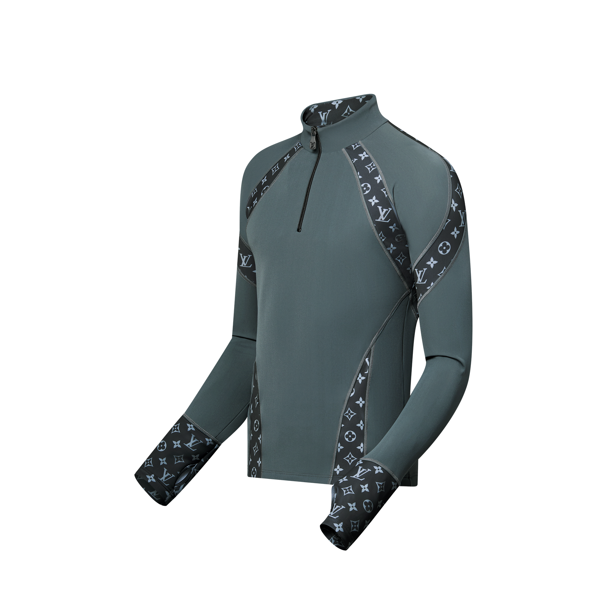 高領功能性長袖滑雪上衣  in 男士