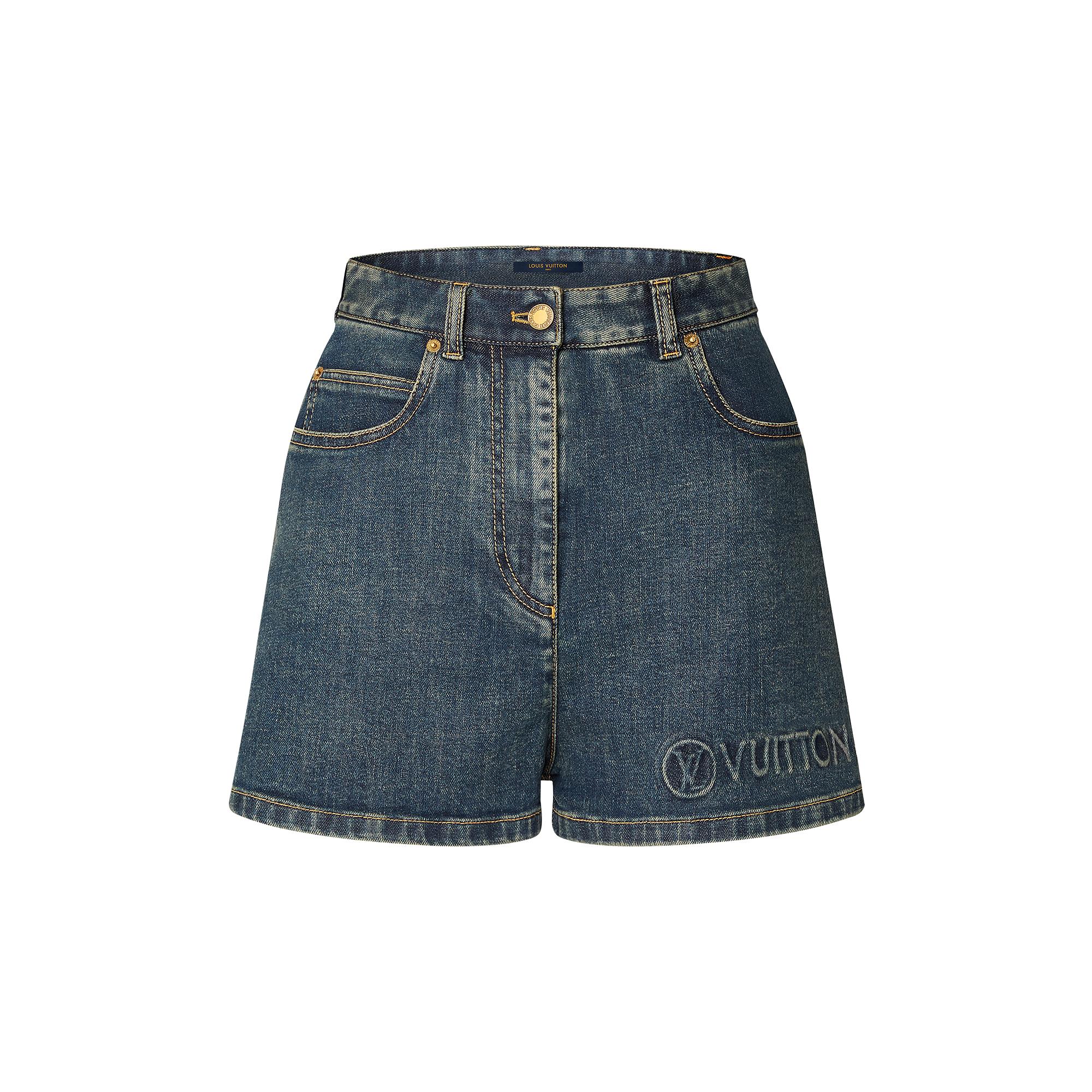 High-Waisted Denim Mini Shorts - Ready 