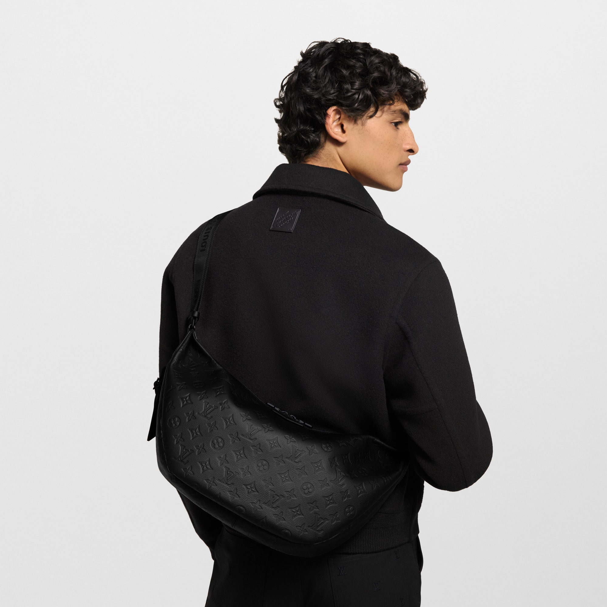 Hobo Hamac Bag Monogram Shadow Leather in Bags and Small Leather Goods