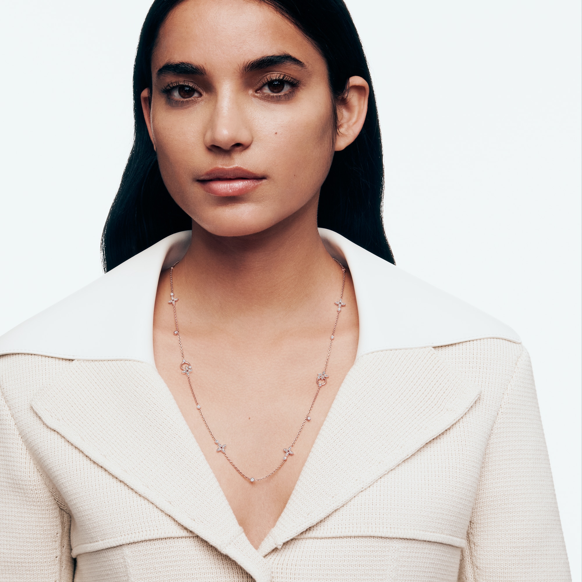 Idylle Blossom Multi-Pattern 長項鏈 - 配玫瑰K金及鑽石  in 珠寶系列