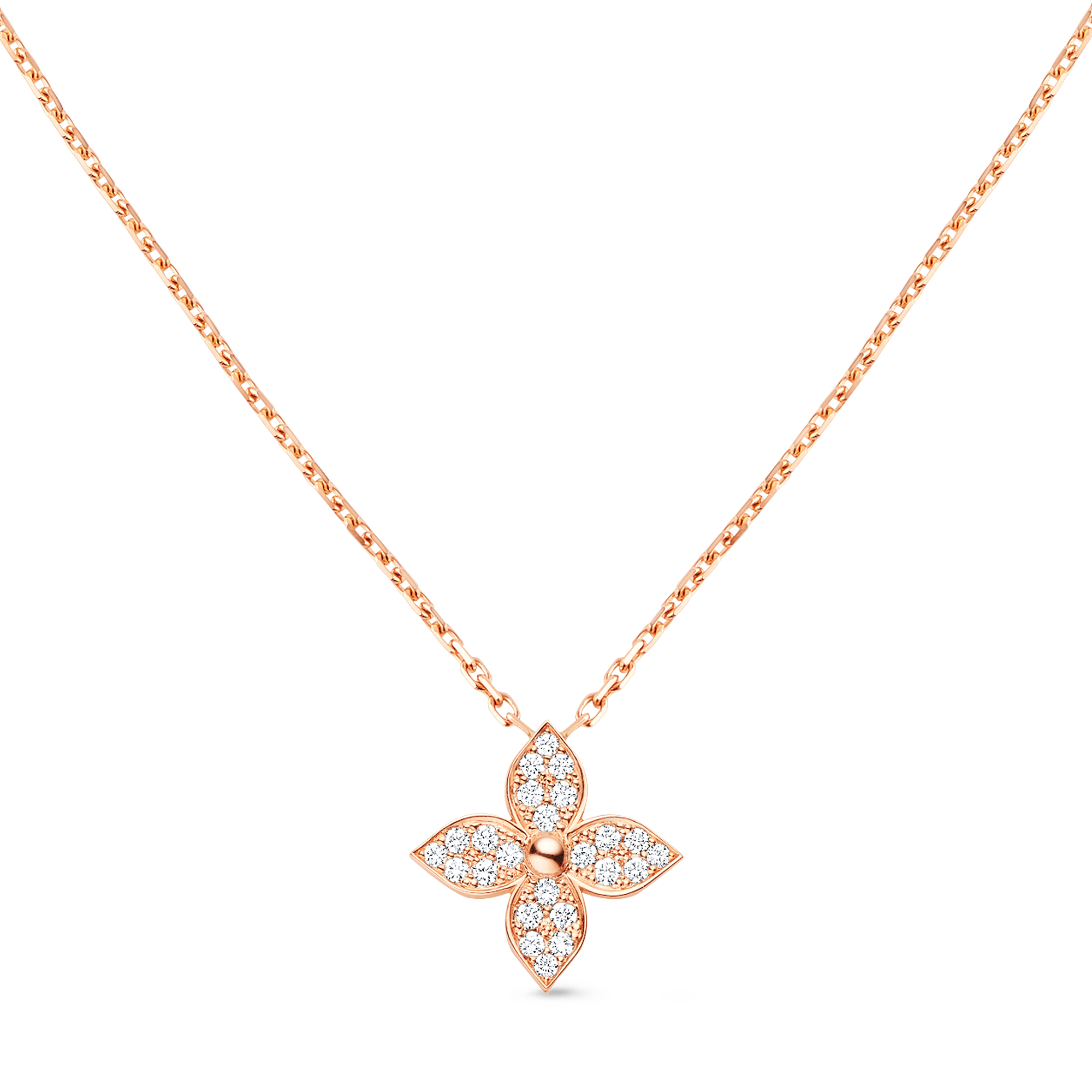Idylle Blossom 吊墜 - 配玫瑰K金及鑽石  in 珠寶系列