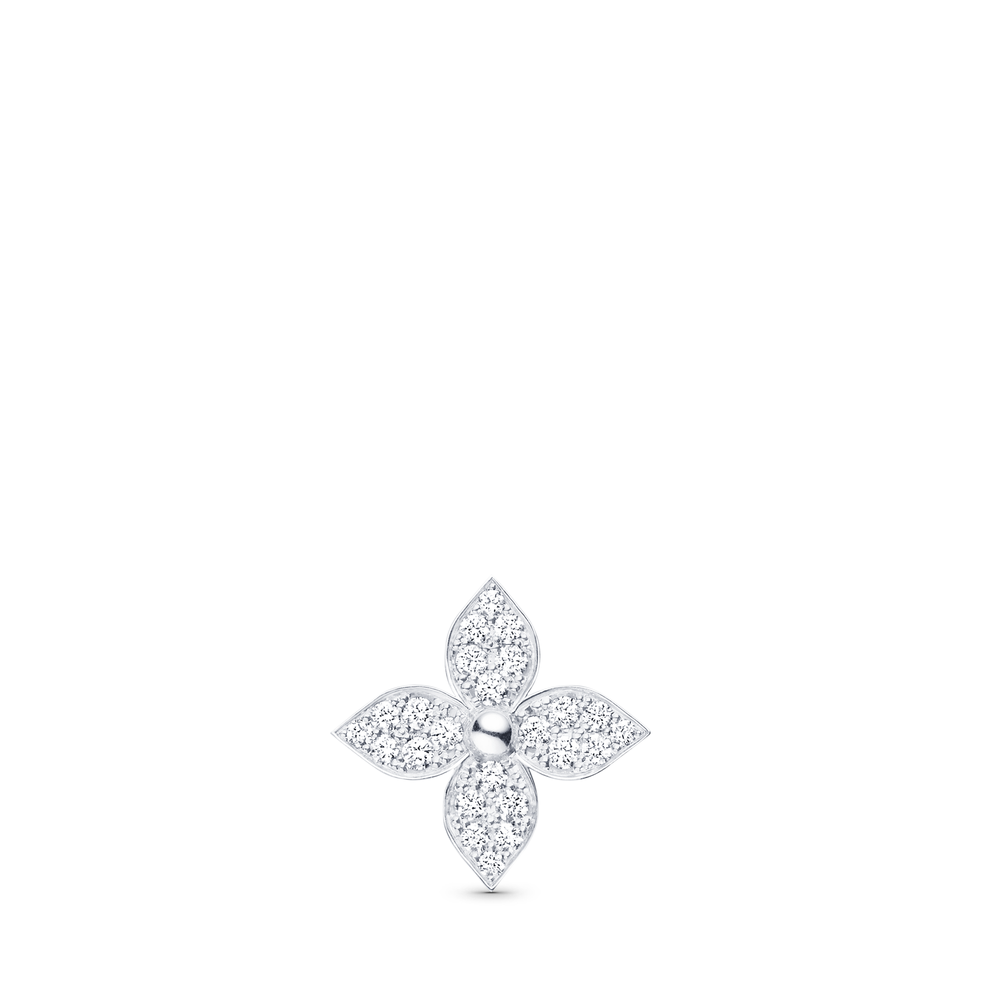 Idylle Blossom Stud, White Gold And Diamonds - Per Unit  in Jewellery