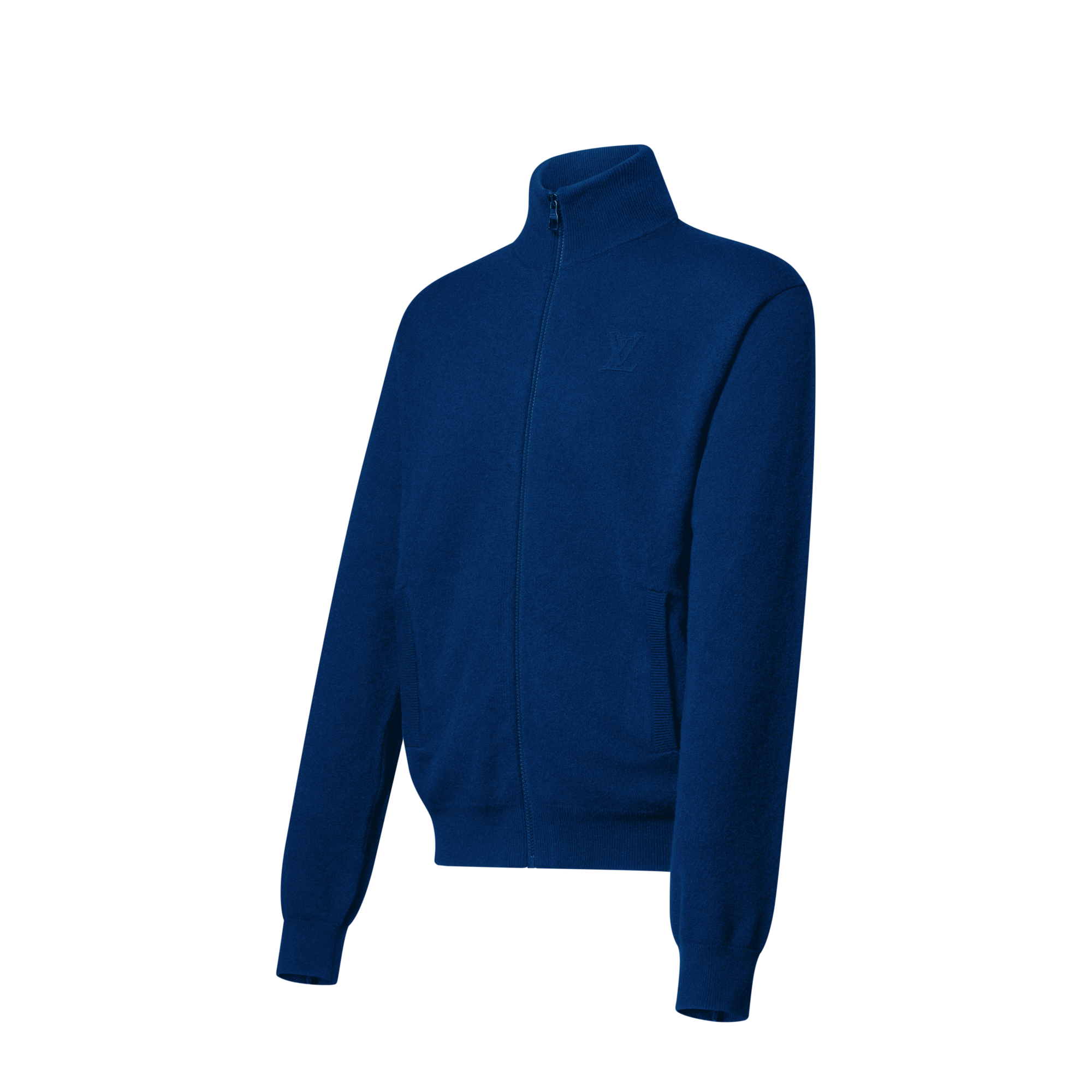 Inside Out Zipped Through Cashemere Hoodie  in Men