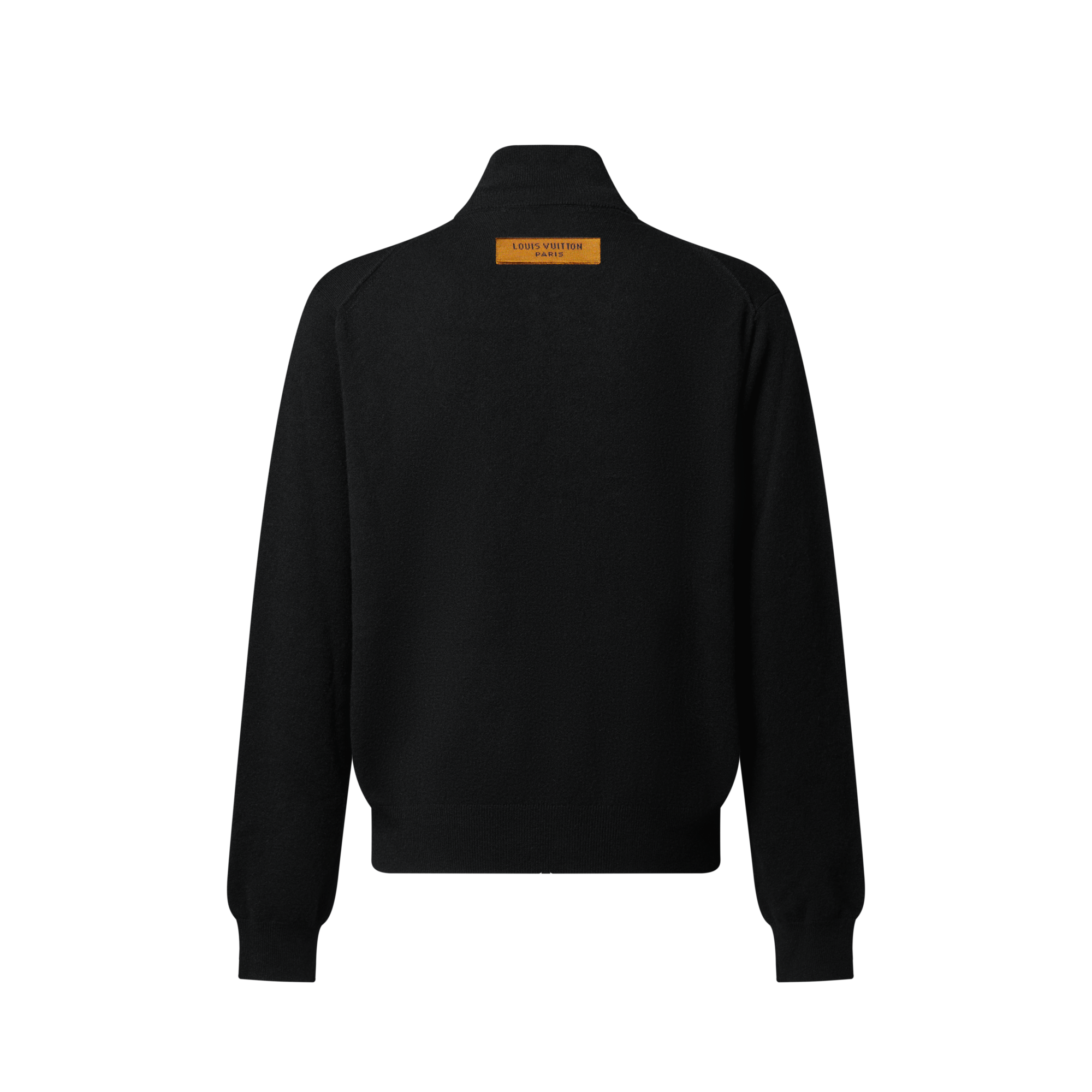 Inside Out Zipped Through Cashemere Hoodie  in Men