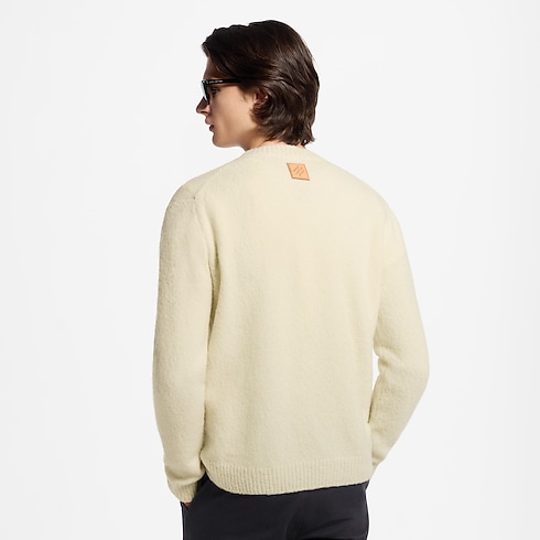 Intarsia Signature Long-Sleeved Pullover in Men's Ready to Wear All Ready to Wear collections by Louis Vuitton (Product zoom)