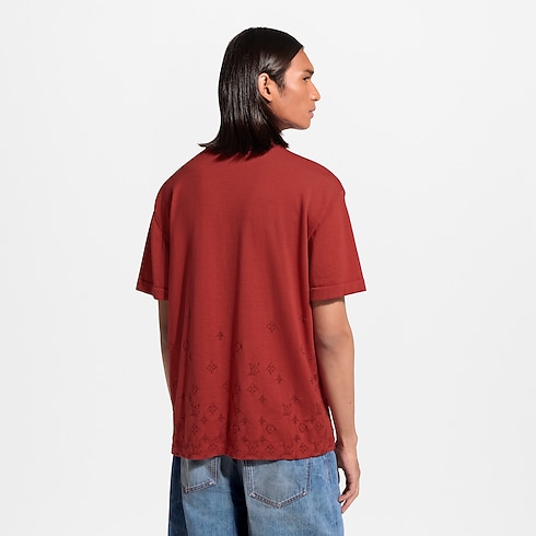 Jacquard Short-Sleeved Crewneck in Men's Ready to Wear Knitwear and Sweatshirts collections by Louis Vuitton (Product zoom)