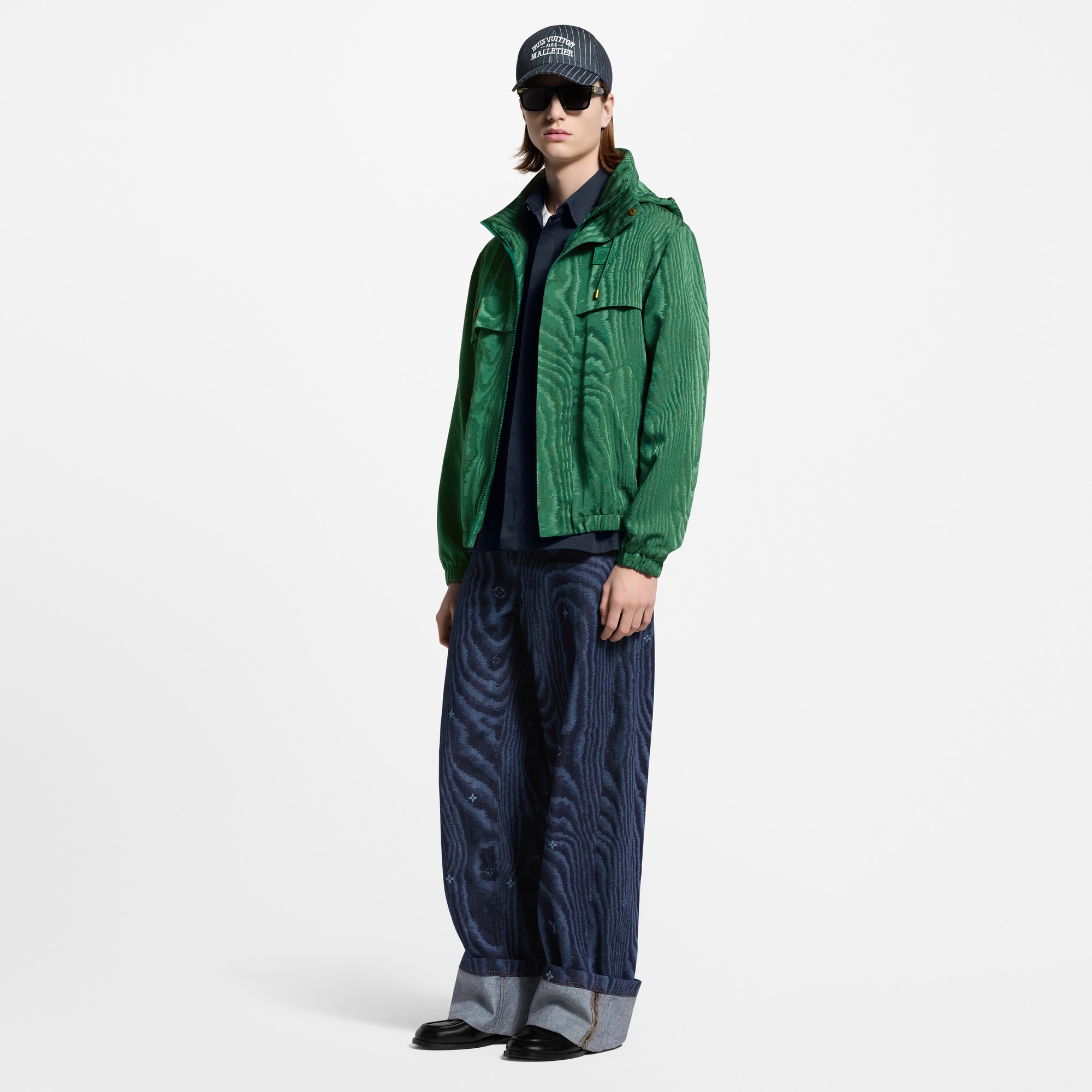 提花標誌風衣  in 男士