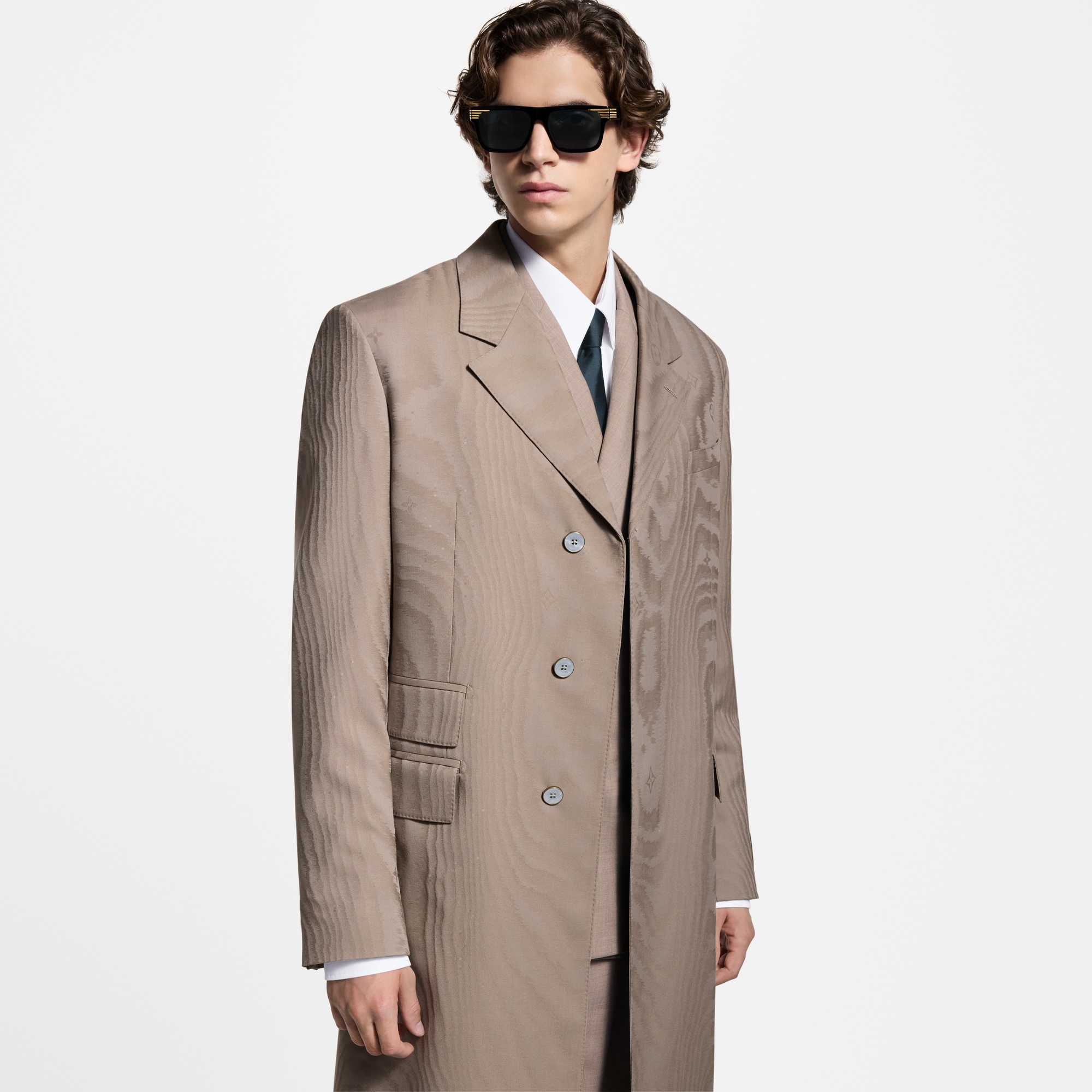 Jacquard Unlined Coat  in Men