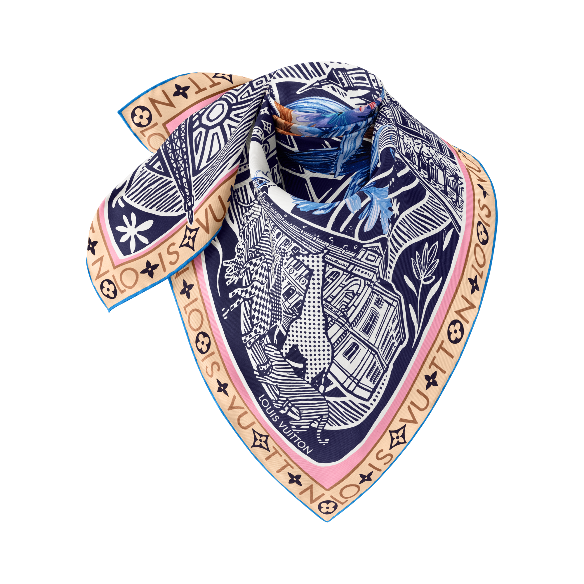 Jardin Des Plantes 90方巾 . in 女士