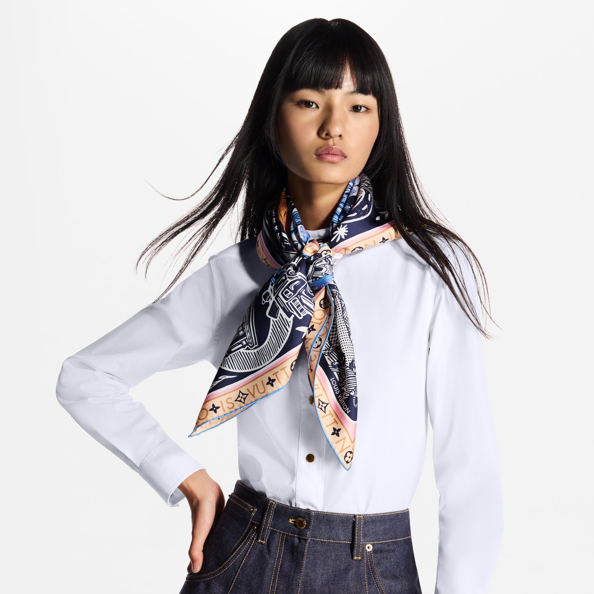 Jardin Des Plantes 90方巾 . in 女士