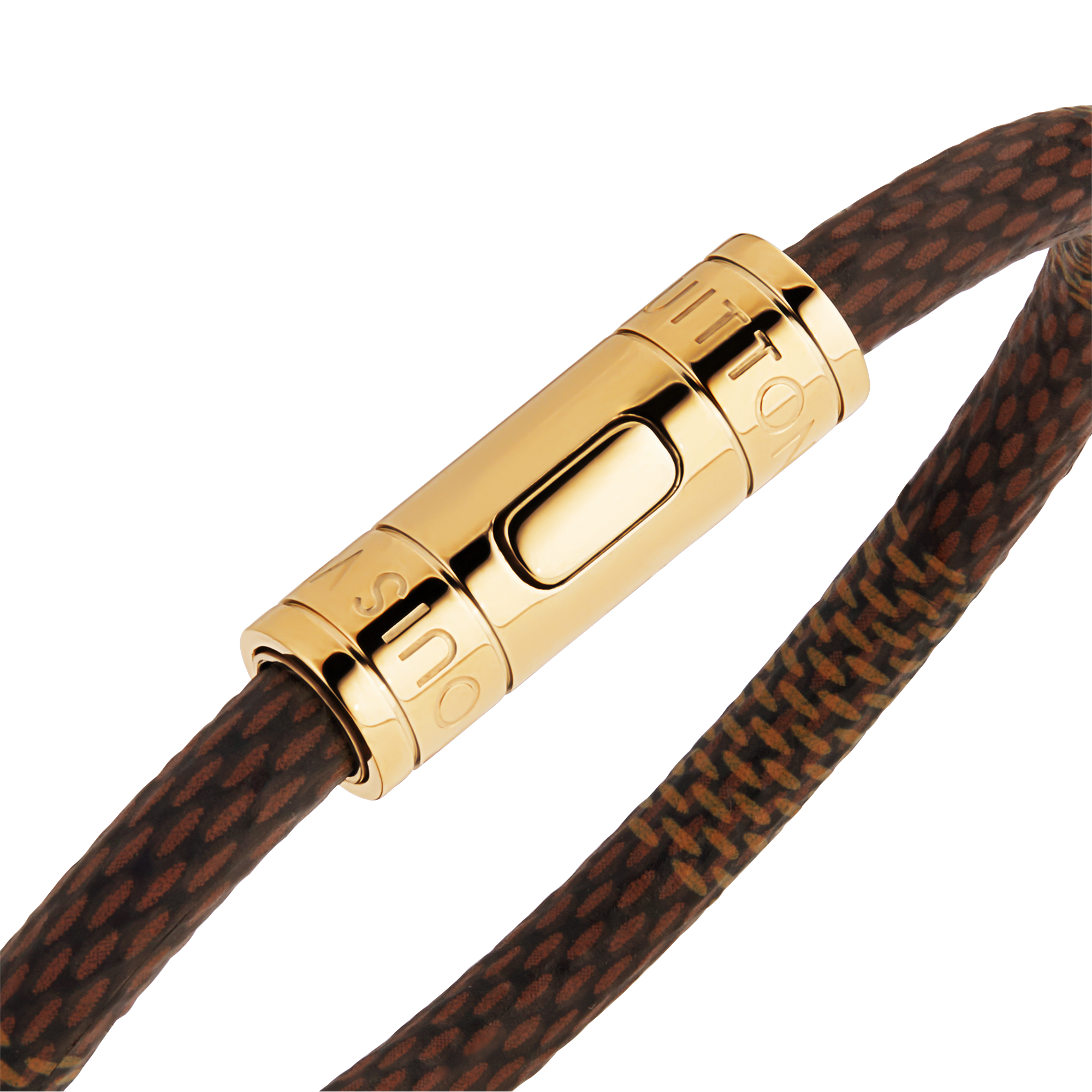 Keep It Bracelet Damier Ebène Canvas in Women