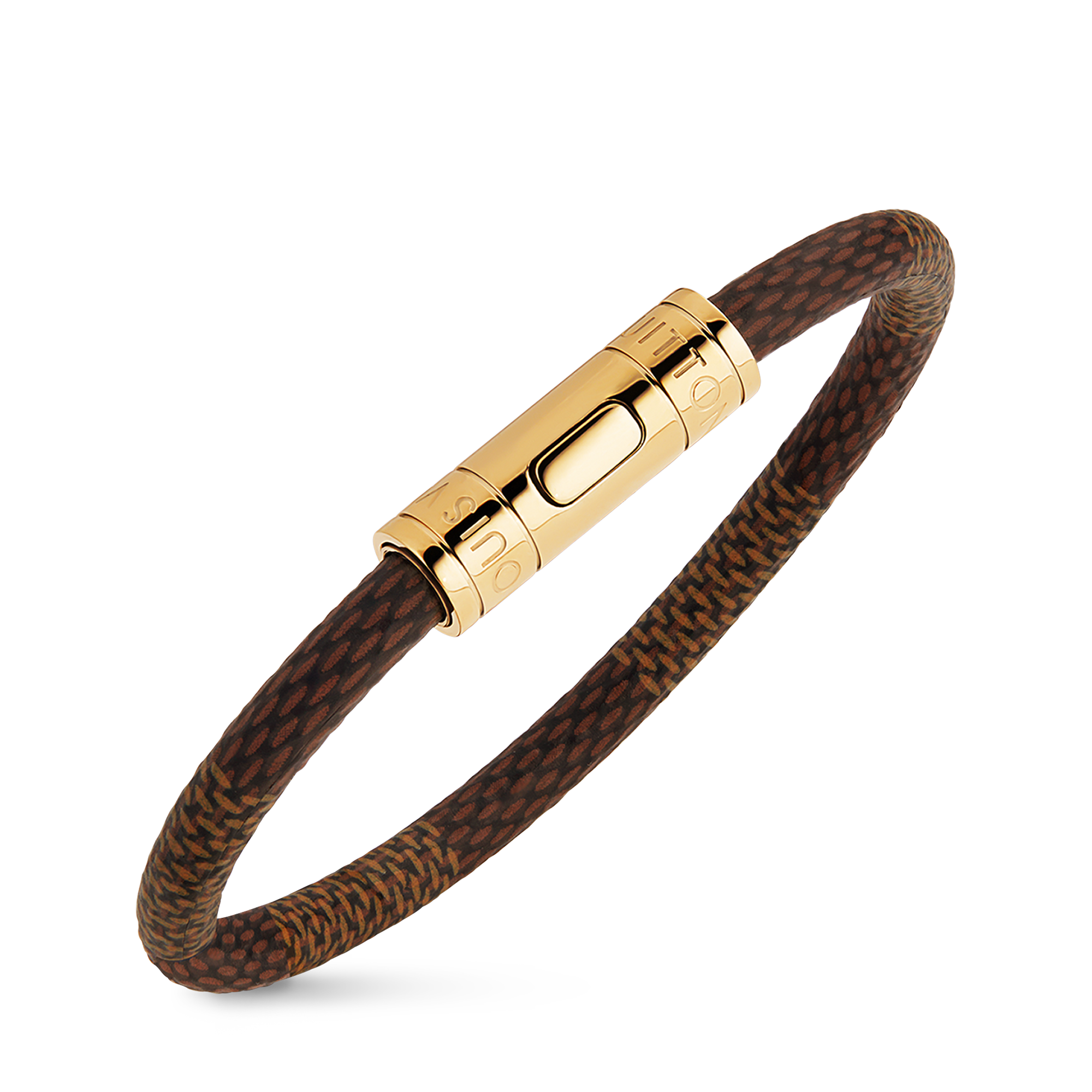 Keep It Bracelet Damier Ebène Canvas in Women
