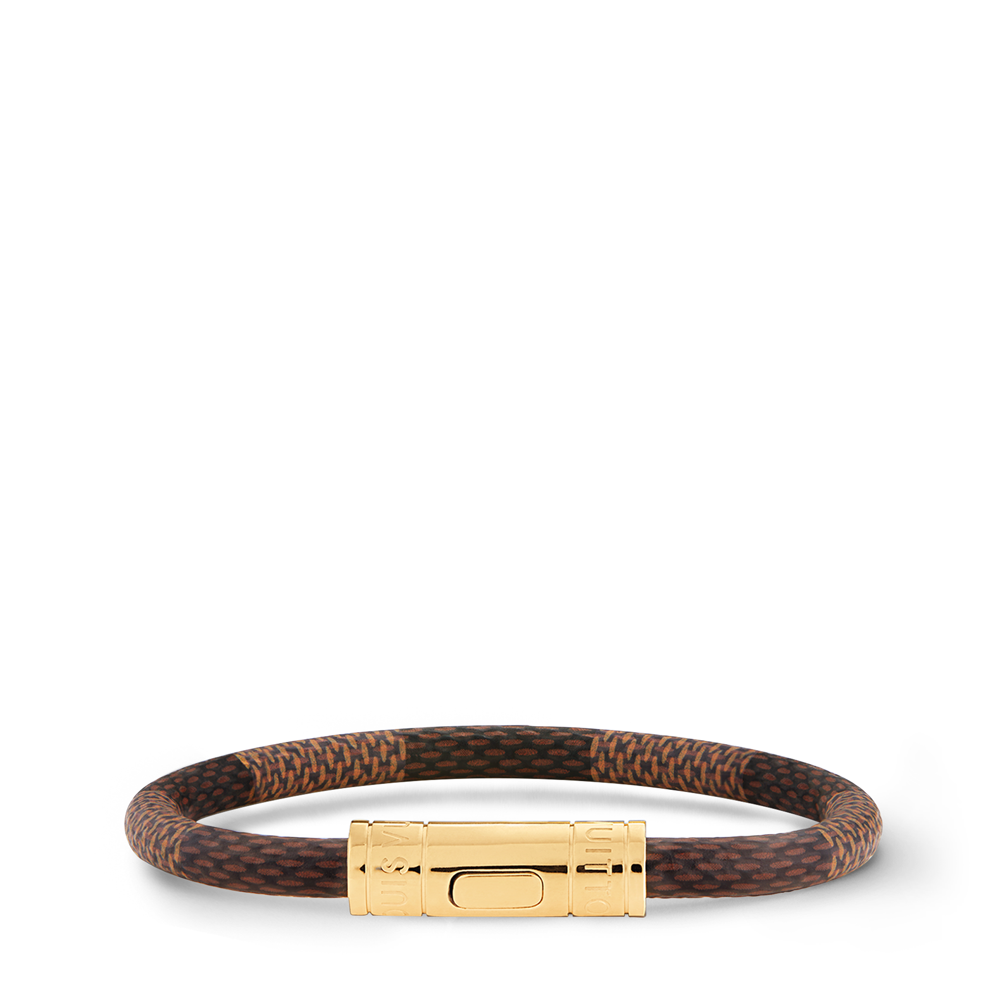 Keep It Bracelet Damier Ebène Canvas in Women