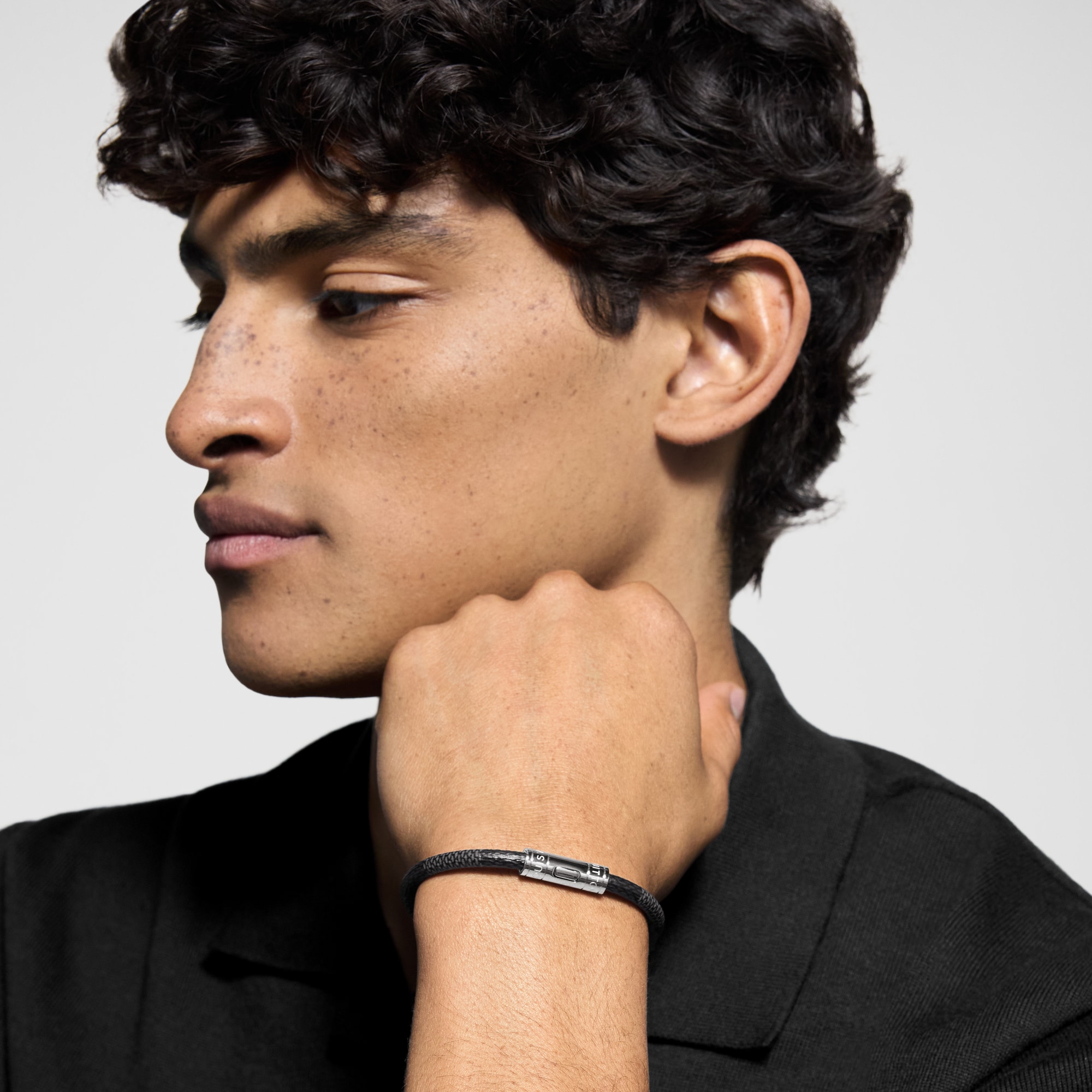 Keep It 手環 Damier Graphite 帆布 in 男士