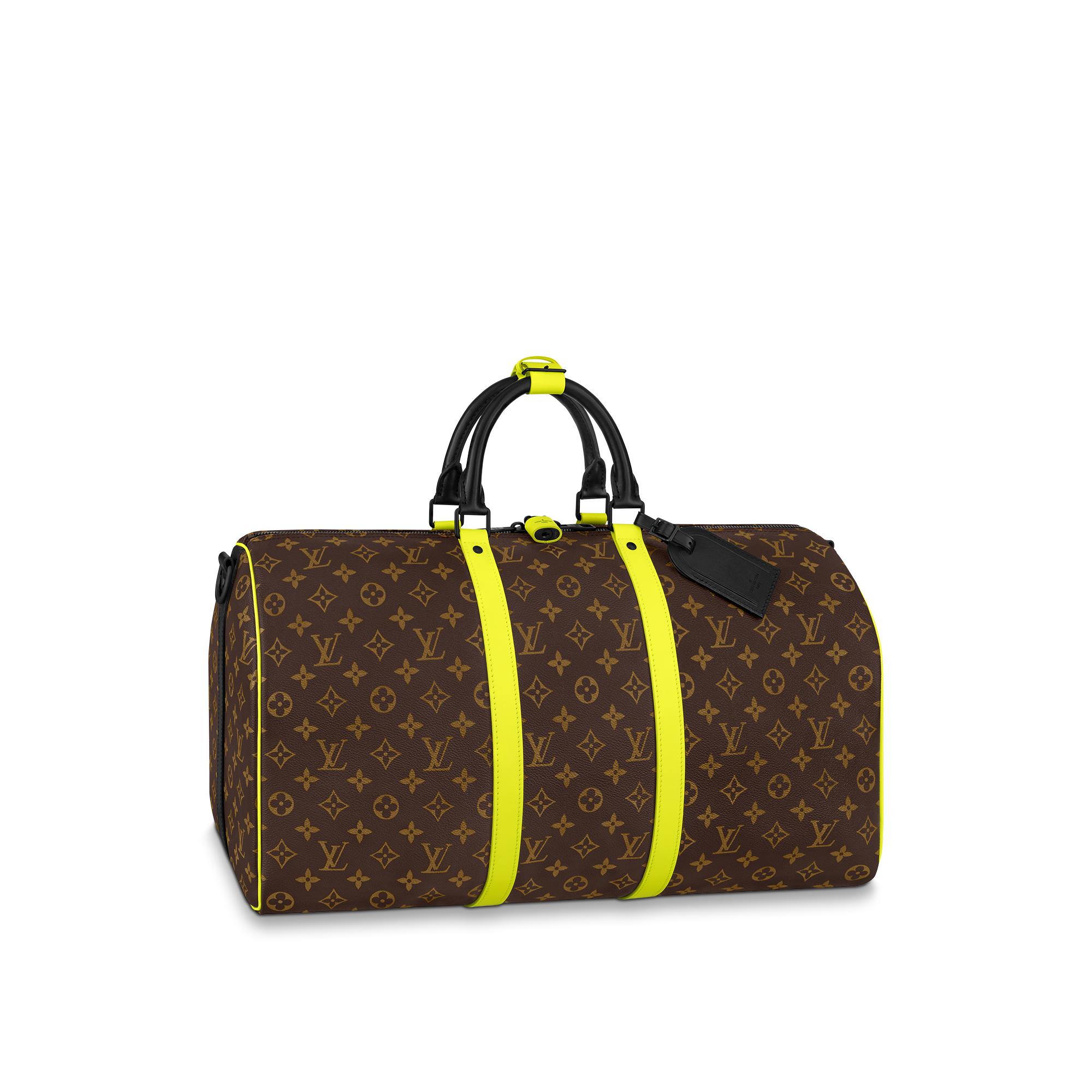 Monogram Macassar Monogram Keepall Bandouliere 60 Louis