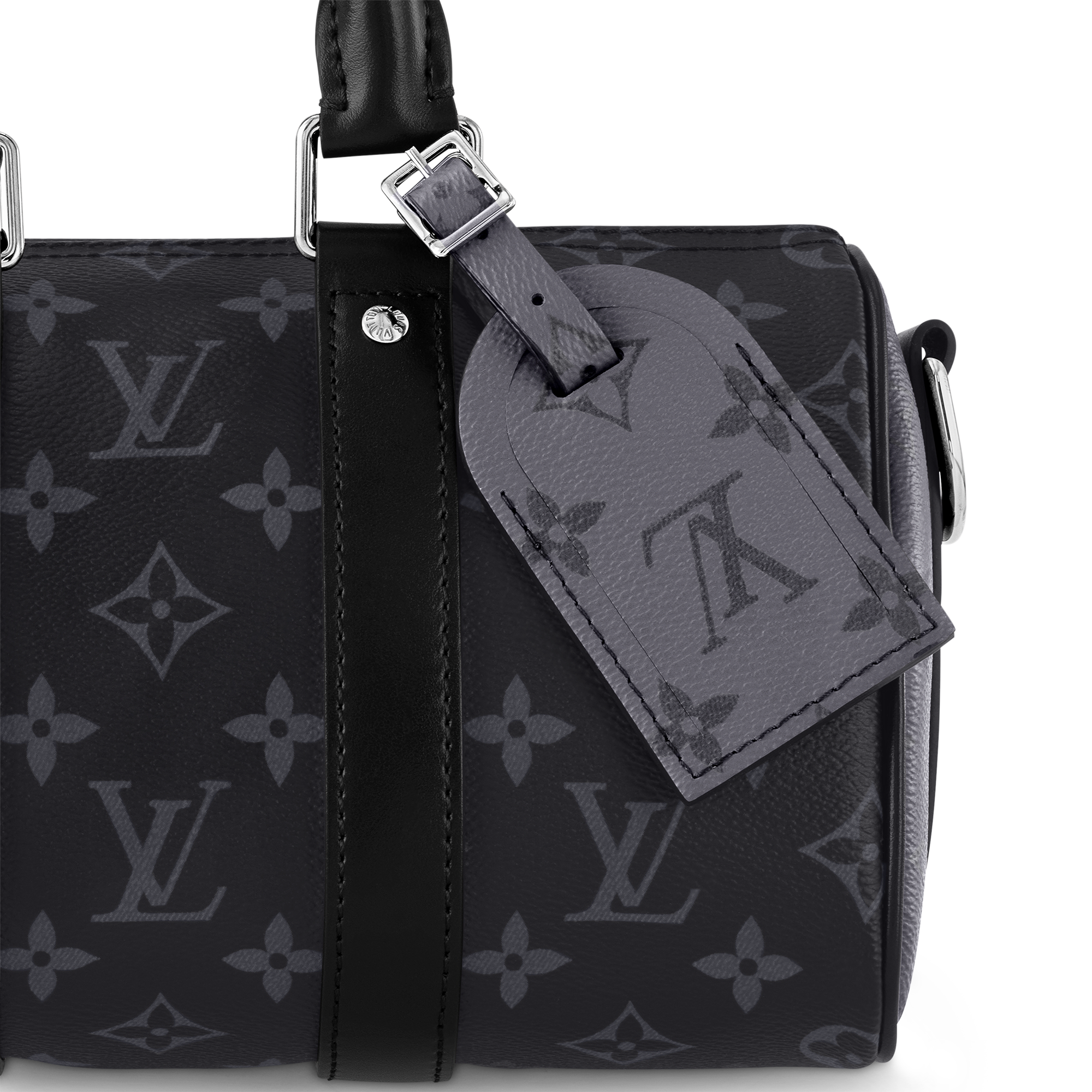 Keepall Bandoulière 25 Monogram Eclipse Canvas in Men