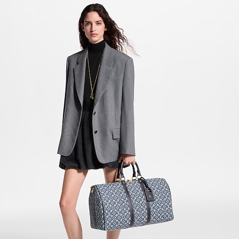 Keepall Bandoulière 45 其他 Monogram 帆布 in 行李箱、旅行用品及家居精品's 旅行袋及拉桿行李箱 旅行袋 collections by Louis Vuitton (產品縮放)