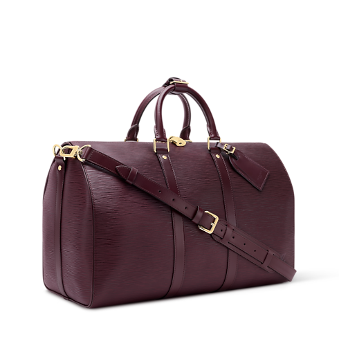Keepall Bandoulière 45 Epi Leather in Trunks, Travel and Home's Travel Bags and Rolling Luggage Travel Bags collections by Louis Vuitton (Product zoom)