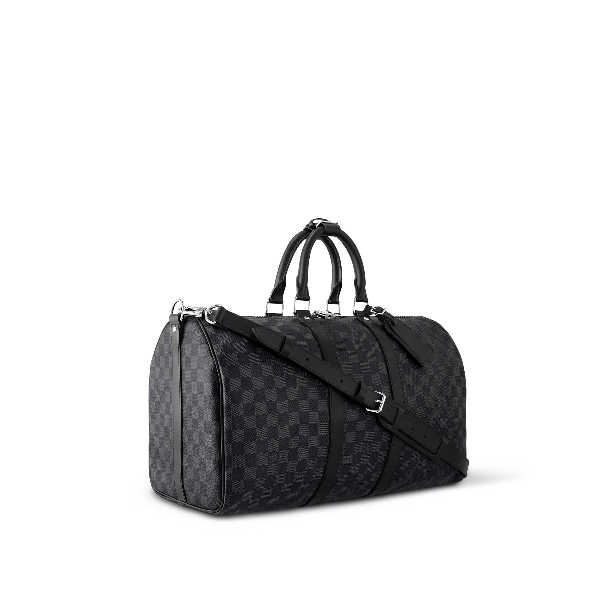 Keepall Bandoulière 45 Damier Graphite Canvas in Men