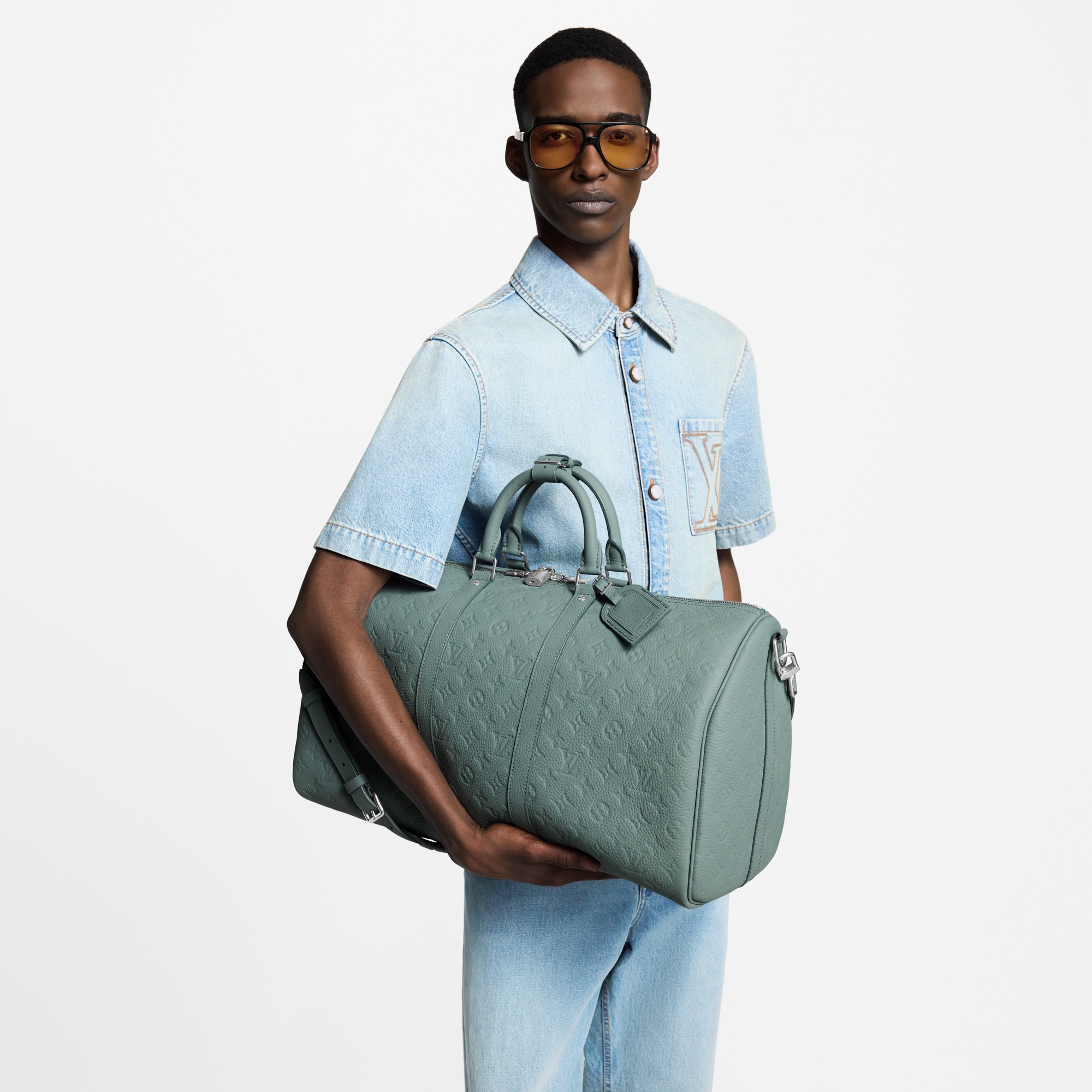 Keepall Bandoulière 50 Taurillon Monogram in Bags and Small Leather Goods