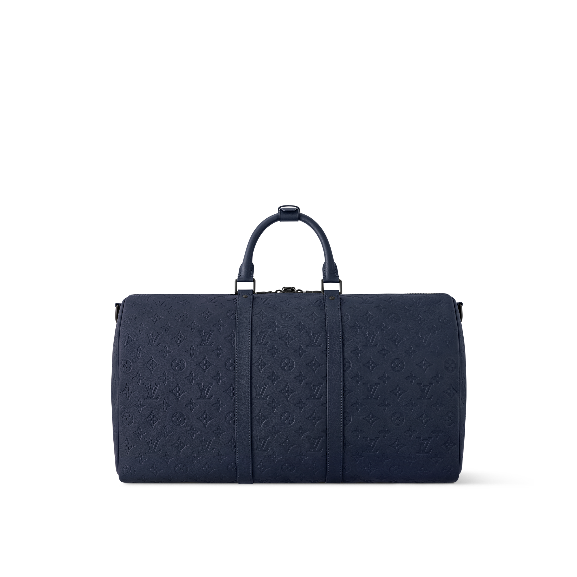 Keepall Bandoulière 50 Monogram Shadow in 時尚手袋及小型皮具