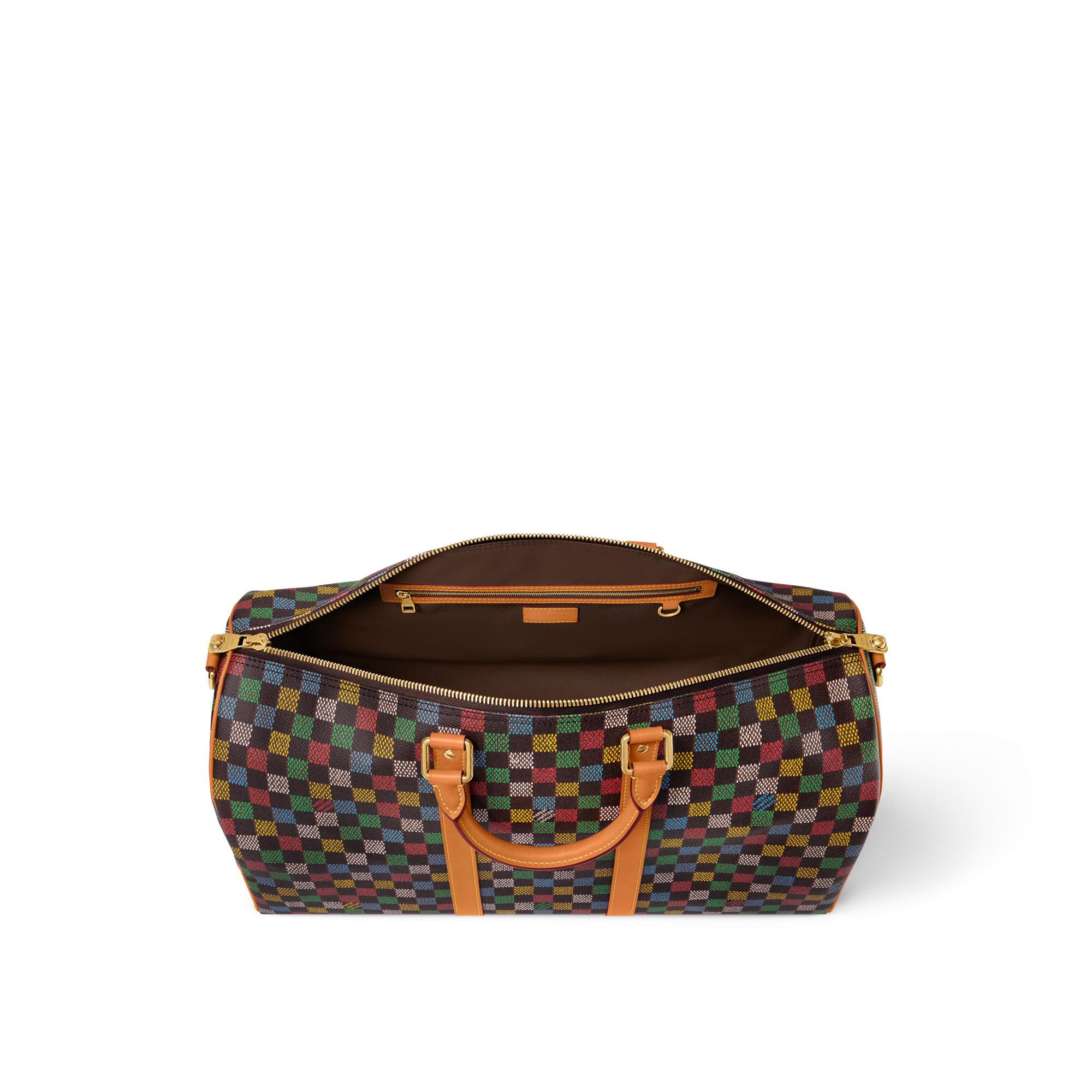 Keepall Bandoulière 50 Damier Ebène Canvas in Bags and Small Leather Goods