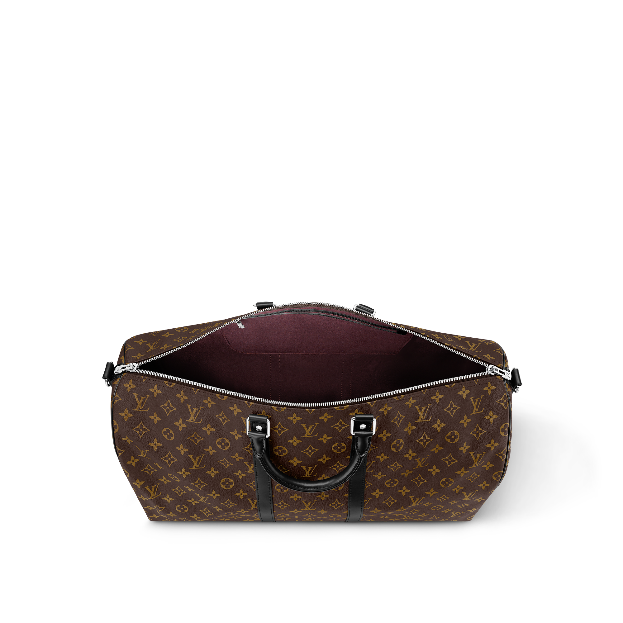 Keepall Bandoulière 55 Monogram Macassar Canvas in Bags and Small Leather Goods