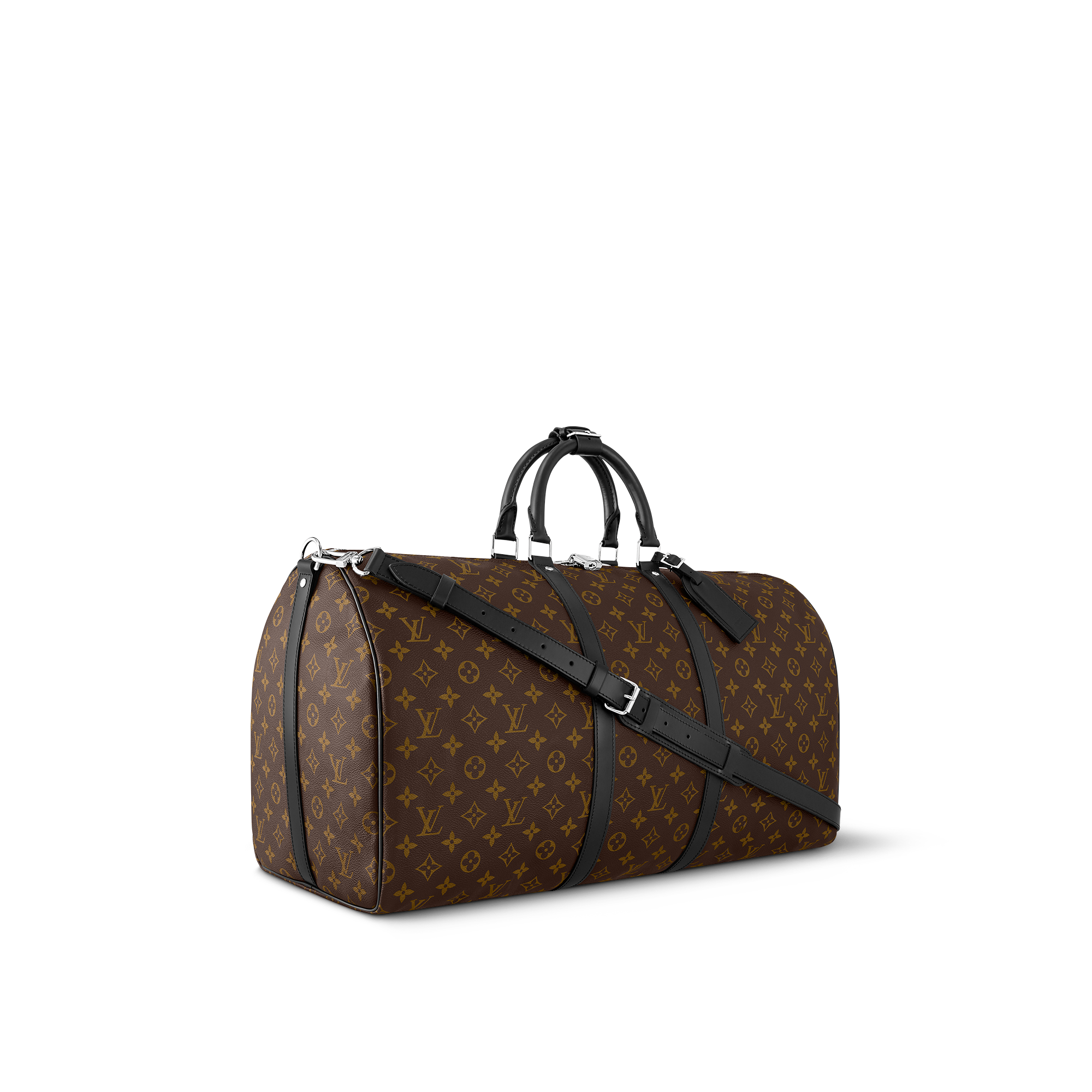 Keepall Bandoulière 55 Monogram Macassar Canvas in Bags and Small Leather Goods