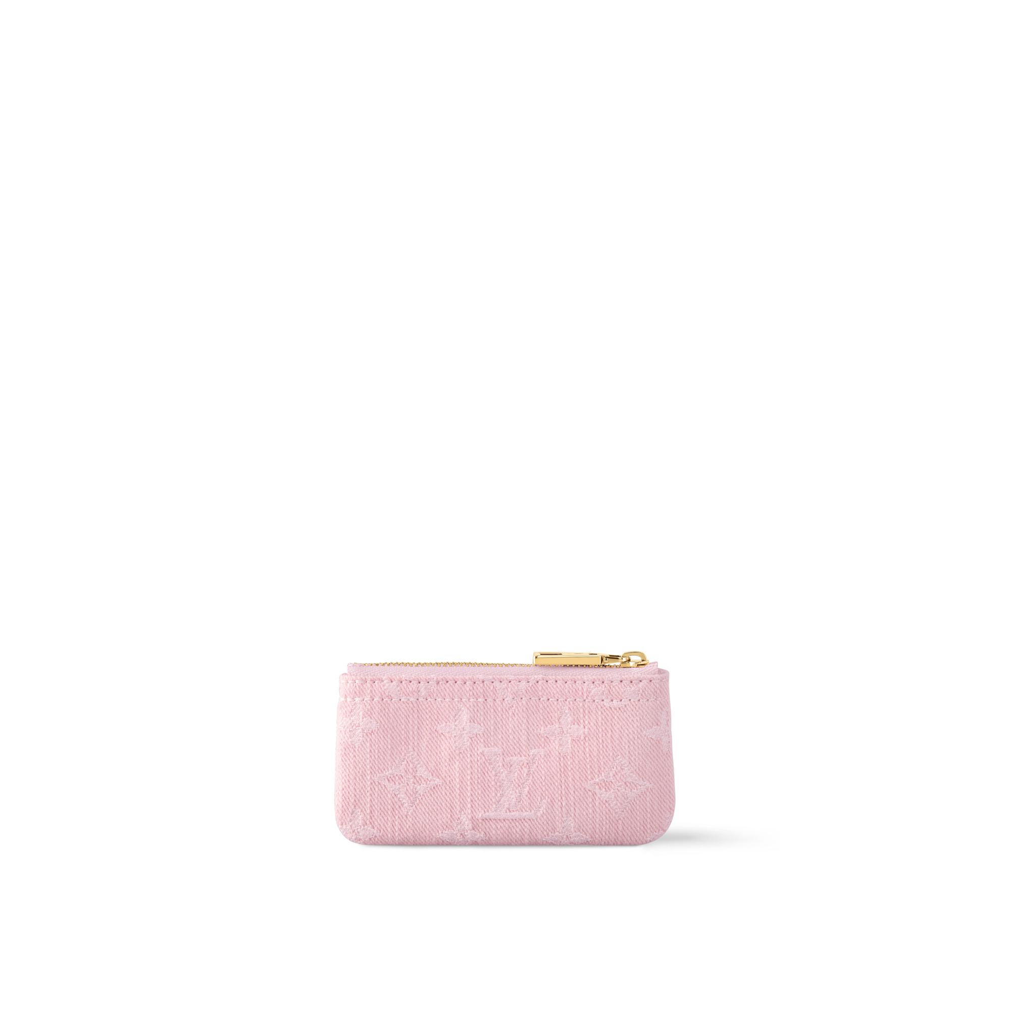 Key Pouch Monogram Denim in Women