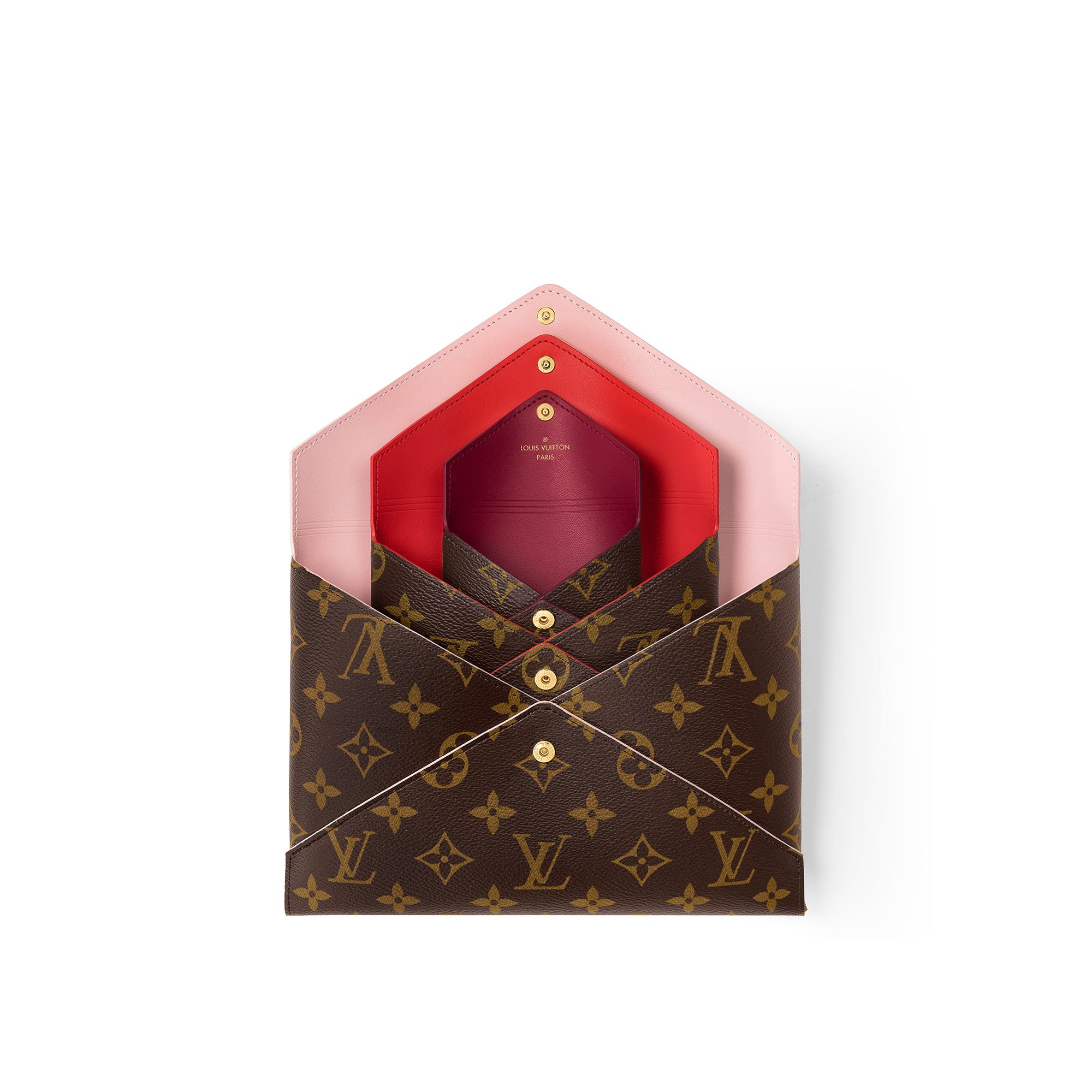 Kirigami Pochette Monogram Canvas in Women