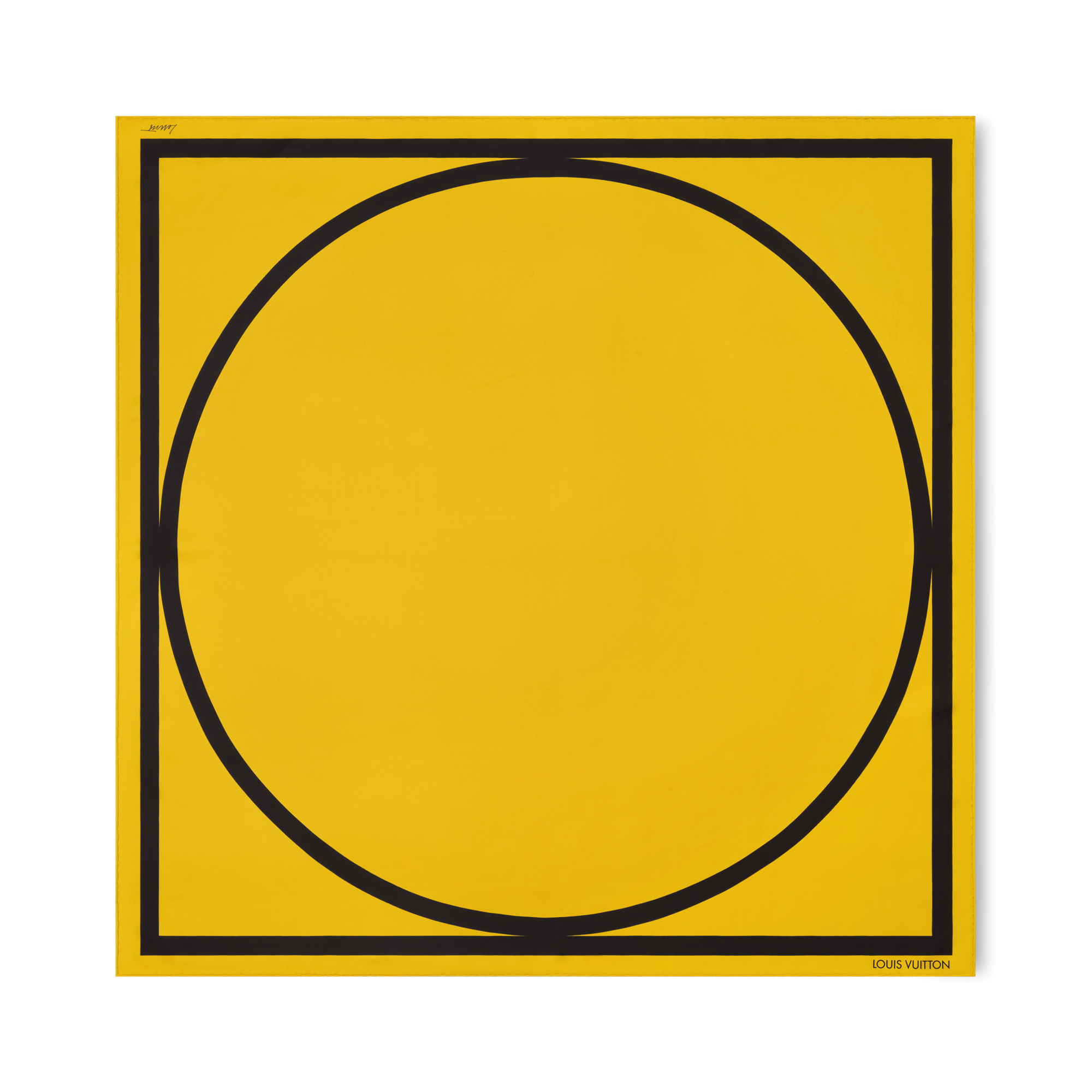 La Terre Est Ronde By Sol Lewitt 90方巾 . in 女士