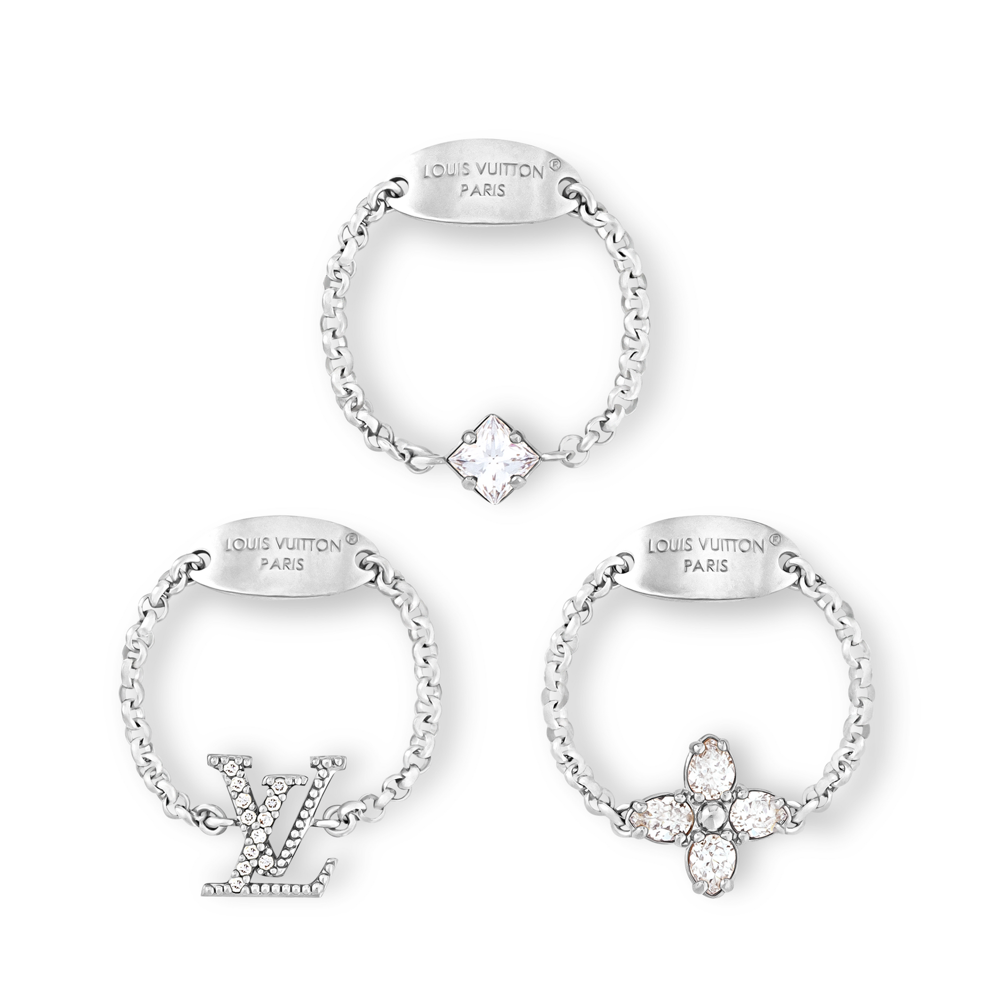 Lady LV Ring Set . in Women