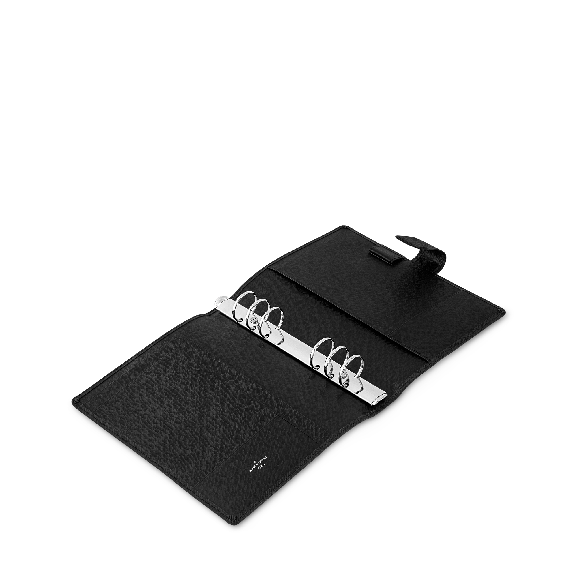 Large Ring Agenda Cover Taïga Leather in Trunks, Travel and Home