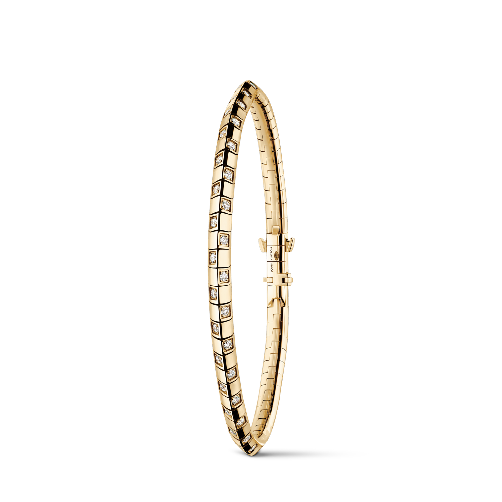 Le Damier de Louis Vuitton Bracelet, Yellow Gold and Diamonds  in Jewellery