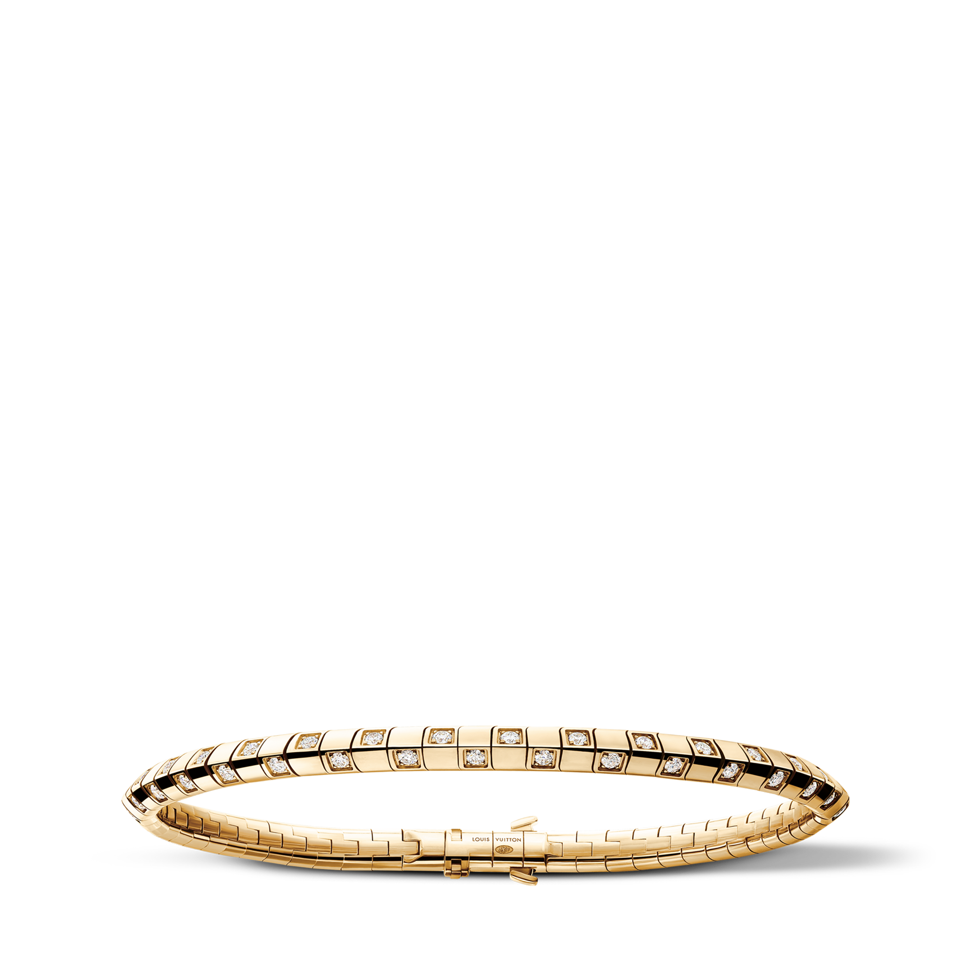 Le Damier de Louis Vuitton Bracelet, Yellow Gold and Diamonds  in Jewellery