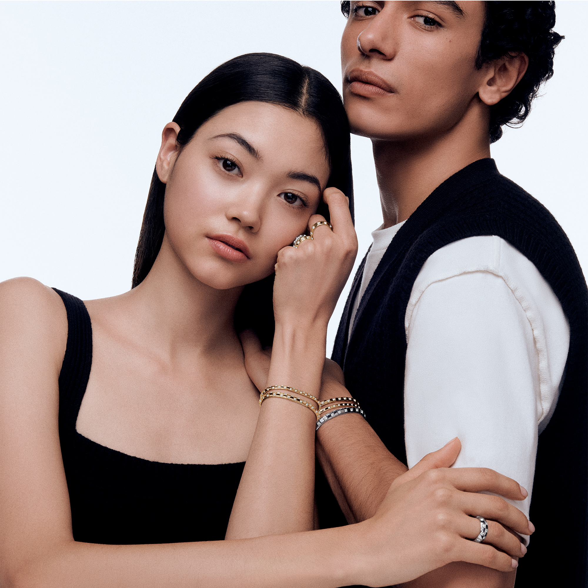 Le Damier de Louis Vuitton Bracelet, Yellow Gold and Diamonds  in Jewellery