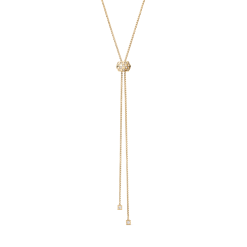 Le Damier de Louis Vuitton Long Pendant, Yellow Gold and Diamonds in Jewellery's Categories Necklaces and Pendants collections by Louis Vuitton (Product zoom)