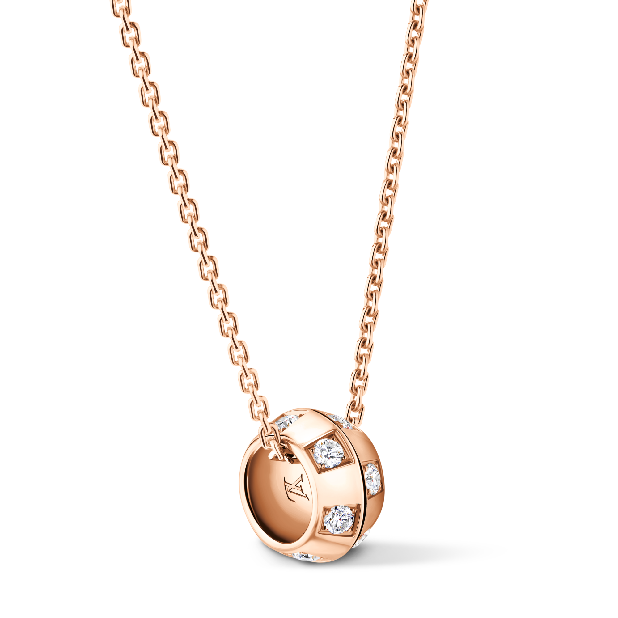 Le Damier de Louis Vuitton 吊墜 - 配玫瑰K金及鑽石  in 珠寶系列