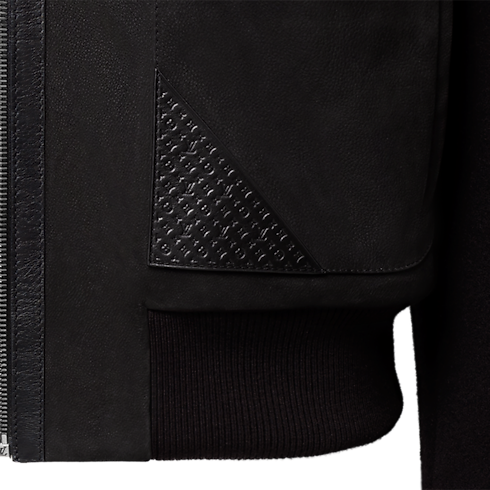 Leather Mix Blouson in Men's New In Men } collections by Louis Vuitton (Product zoom)