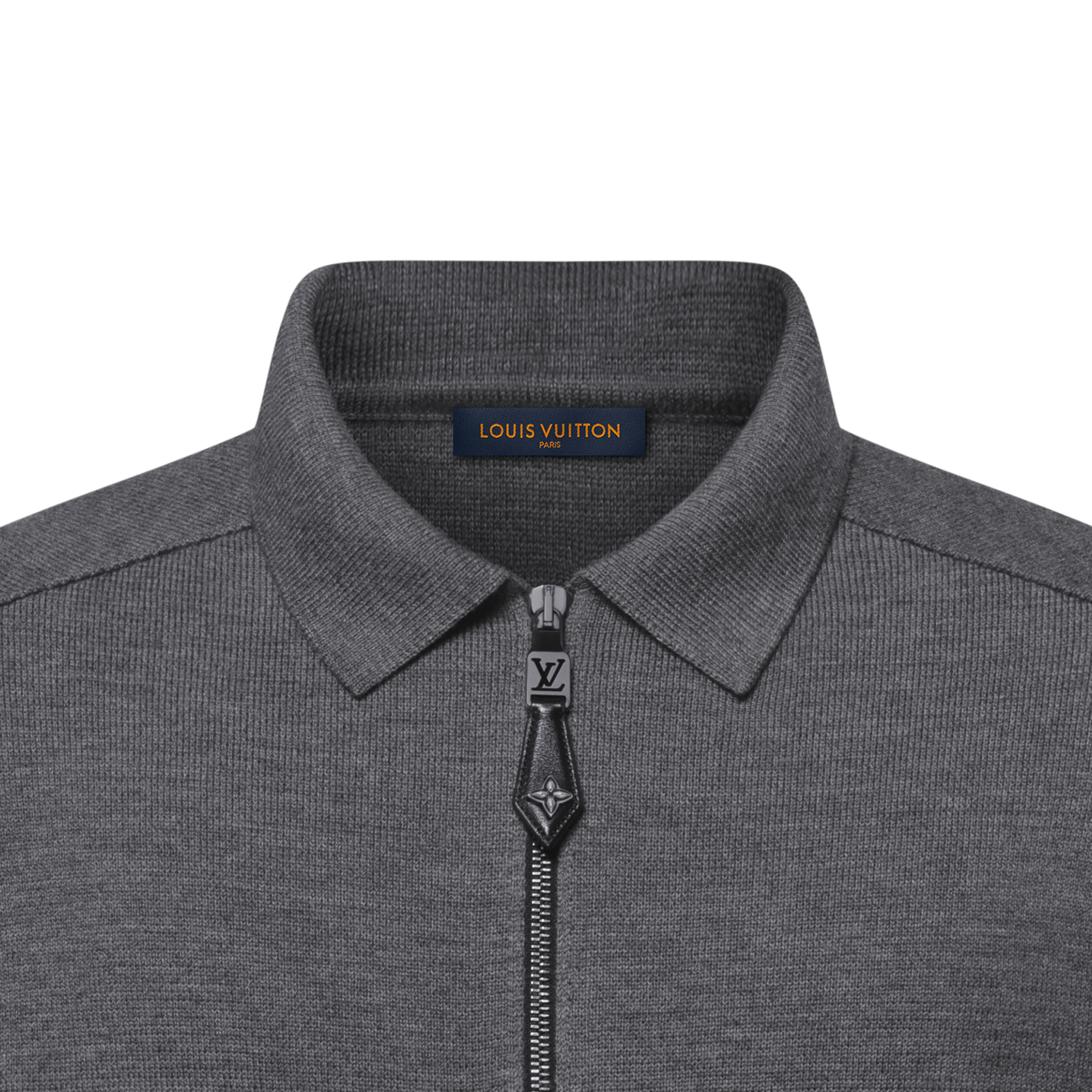 Leather Mix Knitted Workwear Blouson  in Men